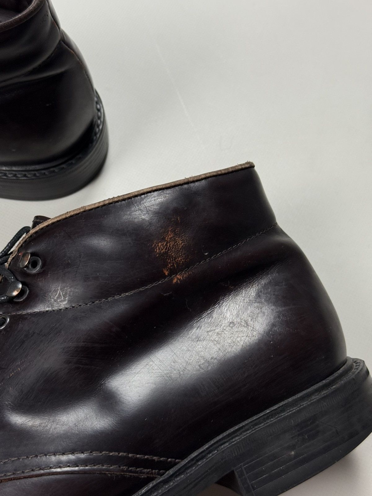 Prada Prada Men’s Leather Lace Up Boots Shoes Size UK 7.5 / US 8.5 Size US 8.5 / EU 41-42 - 14 Thumbnail