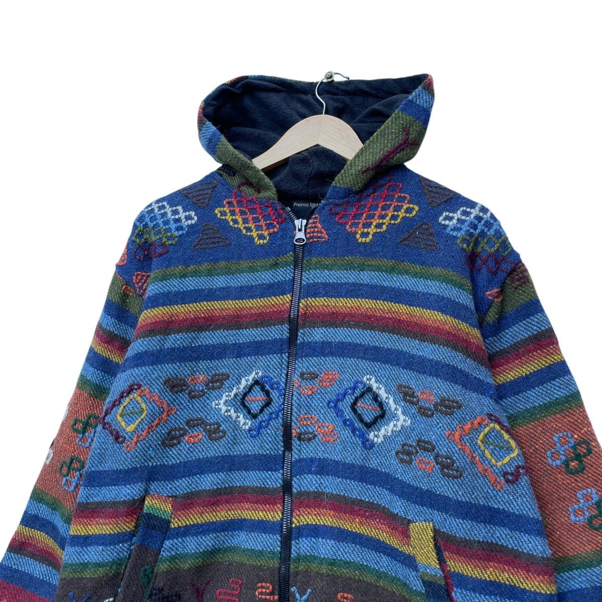 45rpm × Japanese Brand × go slow caravan 💥Japanese Brand Prema Shanti Hooded Jacket Inspired Kapital Size US M / EU 48-50 / 2 - 3 Thumbnail