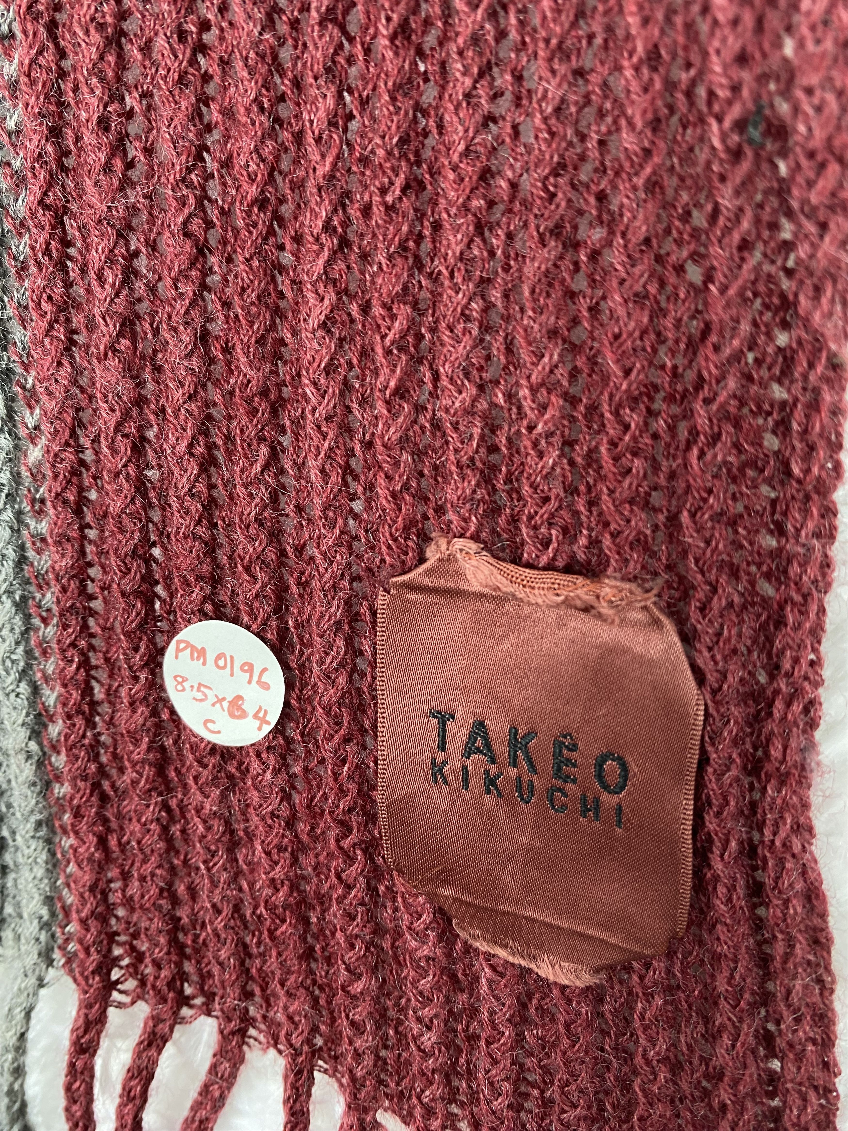 Takeo Kikuchi Vintage Takeo Kikuchi Scarf / Muffler Neckwear PM0196 Size ONE SIZE - 2 Thumbnail