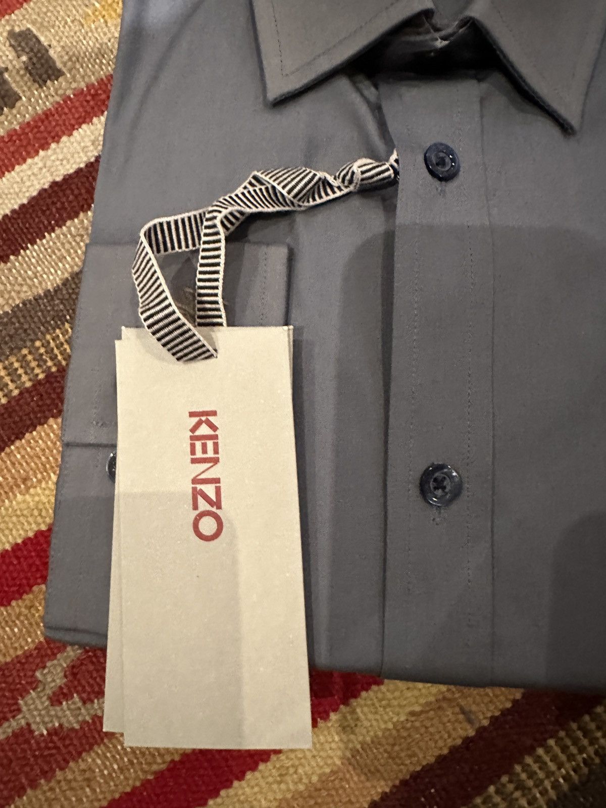 Kenzo Kenzo Shirt Buttons Size US L / EU 52-54 / 3 - 4 Thumbnail