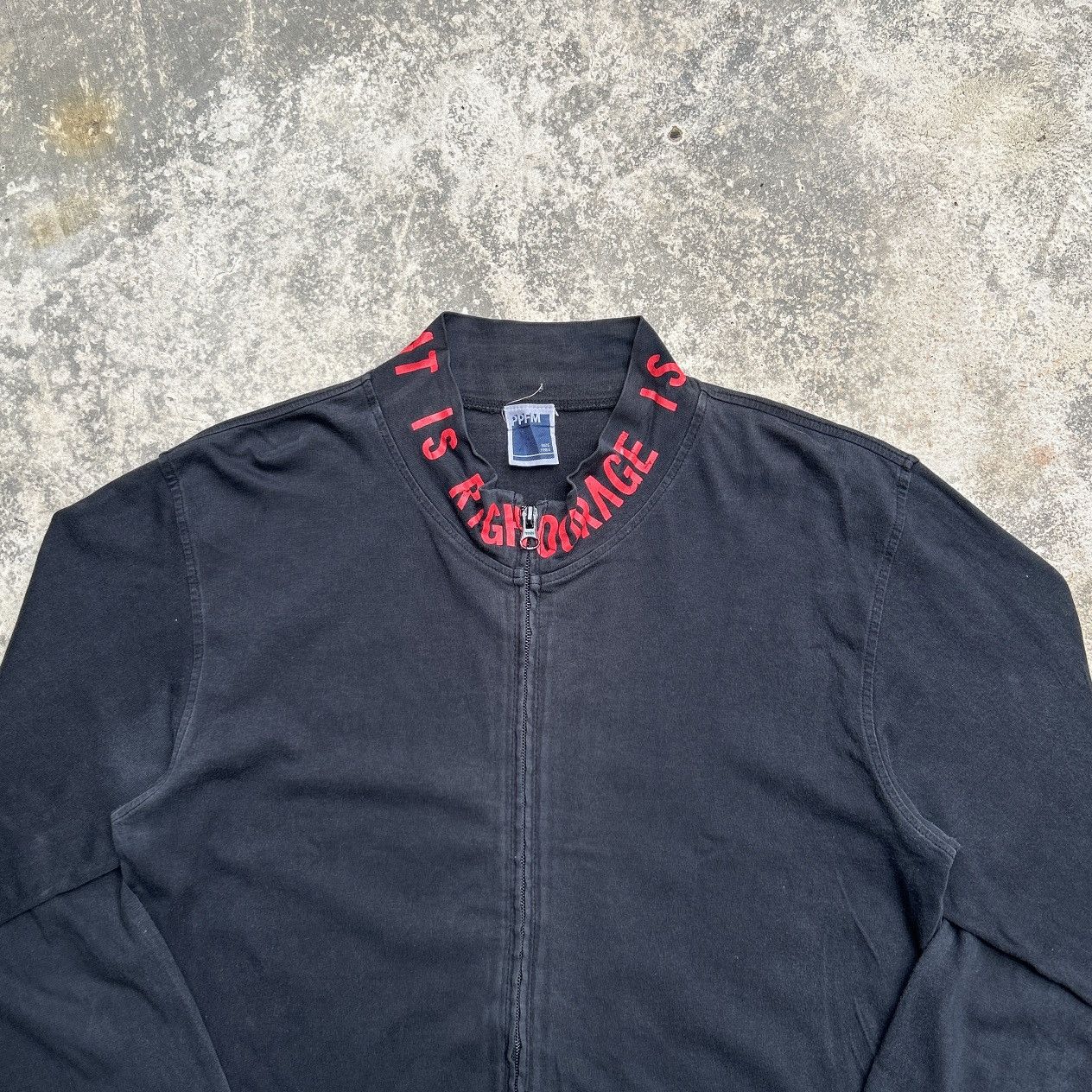 PPFM Vintage Y2k PPFM Faded Full Zip Jacket Size US M / EU 48-50 / 2 - 2 Thumbnail