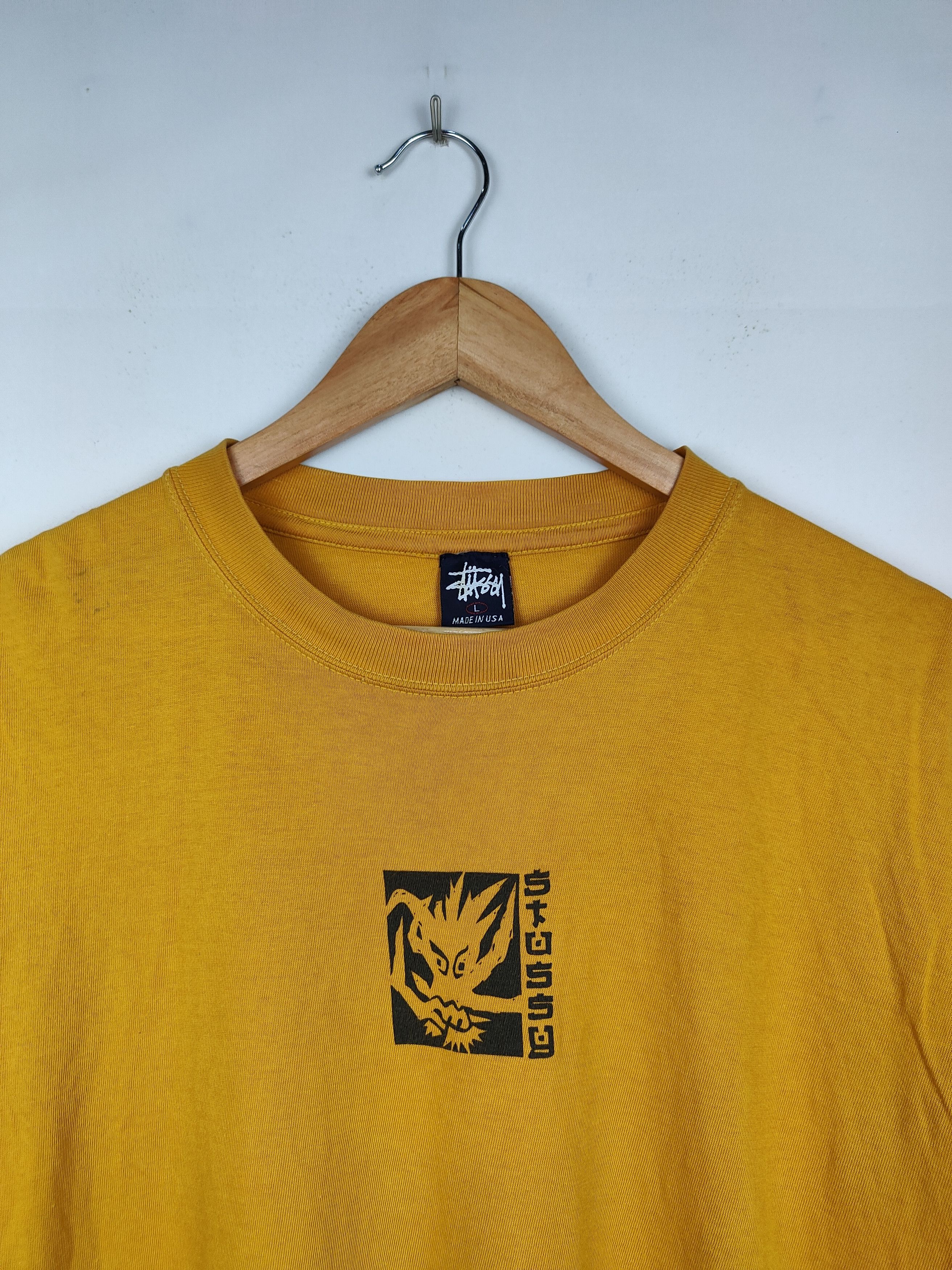 Stussy × Vintage Vintage 90s Stussy Dragon Shirt Size US L / EU 52-54 / 3 - 3 Thumbnail