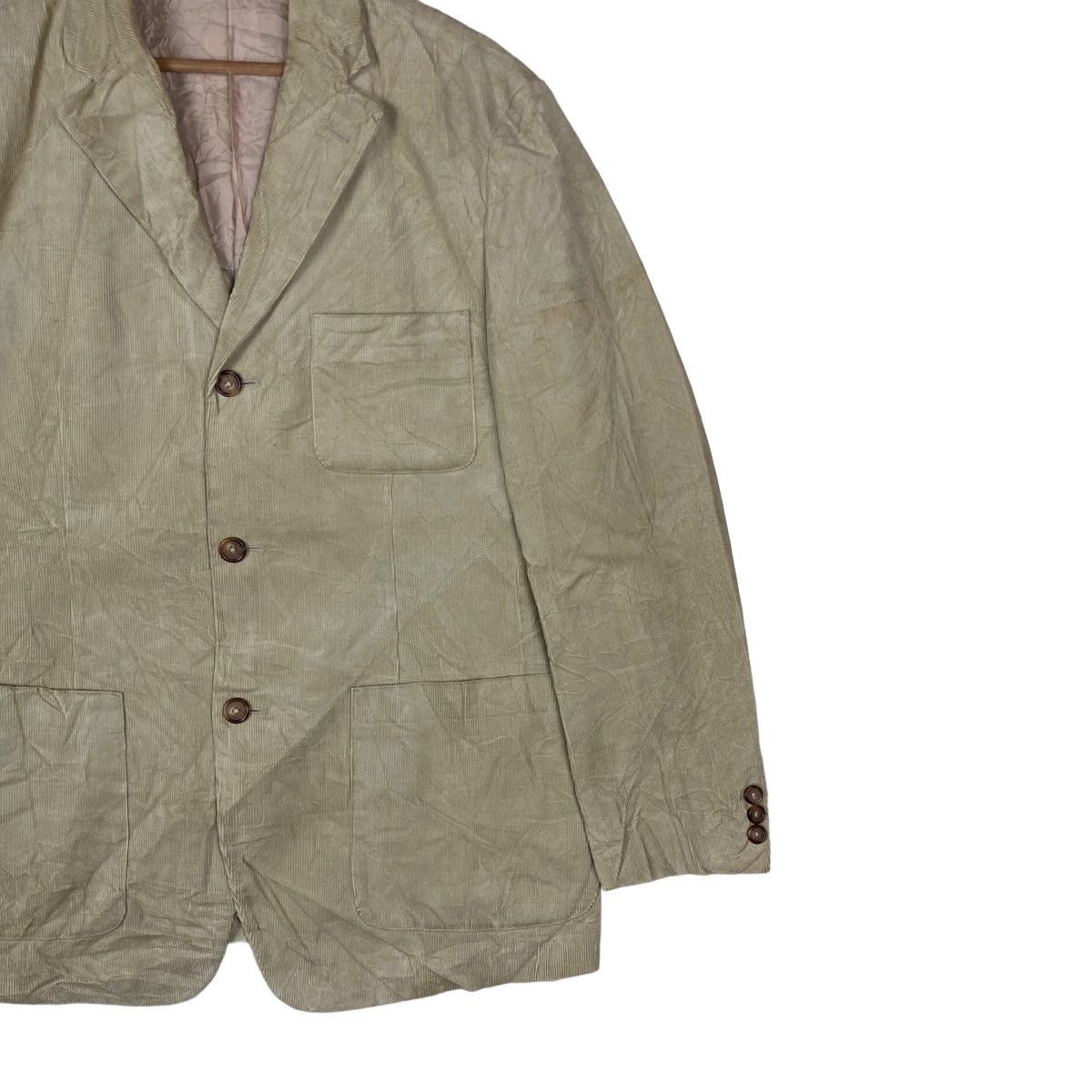 Tommy Hilfiger Vintage Tommy Hilfiger Flat Button Corduroy Blazer Coat Size US L / EU 52-54 / 3 - 4 Thumbnail