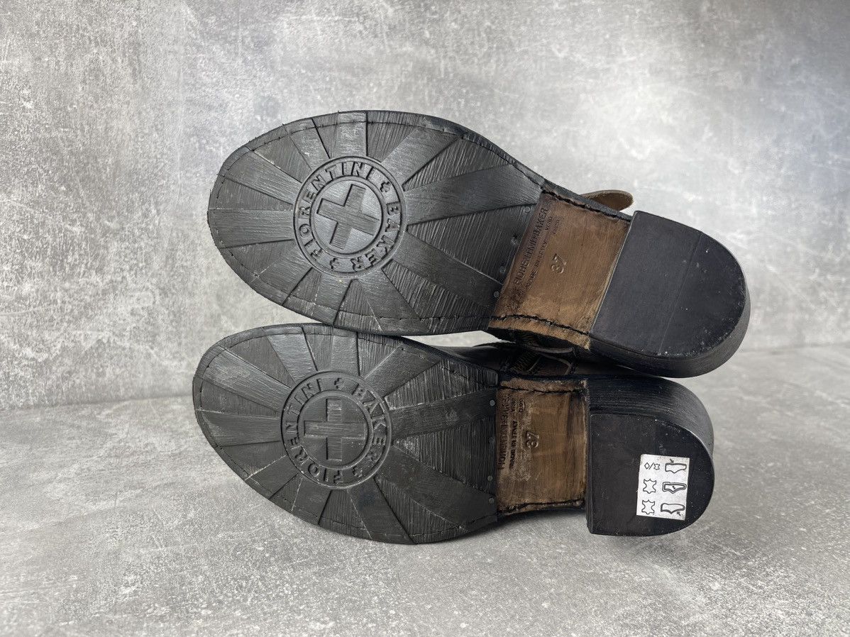 Fiorentini + Baker Fiorentini + Baker Avant Garde Leather Buckle Ankle Boots Size US 7 / IT 37 - 7 Thumbnail