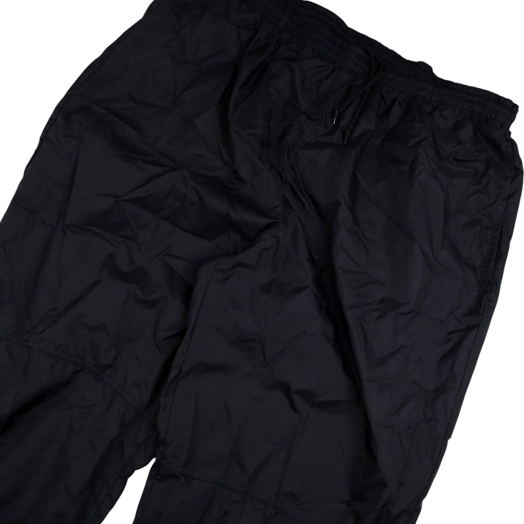 Nike VINTAGE Nike Windbreaker Pants Jogger XL Regular Men Black 90s Mens XL Jogger Windbreaker Pants 90s Nike Windbreaker Pants Mens XL Black 90s Size US 36 / EU 52 - 2 Thumbnail