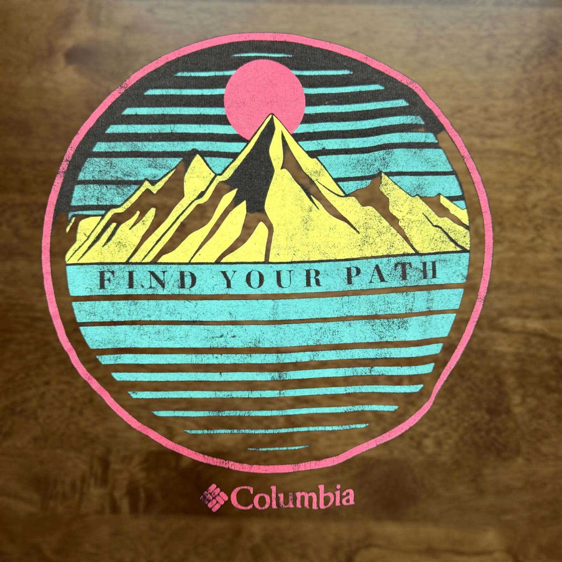 Vintage Columbia Shirt Mens XL Gray Find Your Path Mountain Outdoor Graphic Tee T-Shirt Indoor Outdoor Reflective Logo Summer Mens Size US XL / EU 56 / 4 - 1 Thumbnail