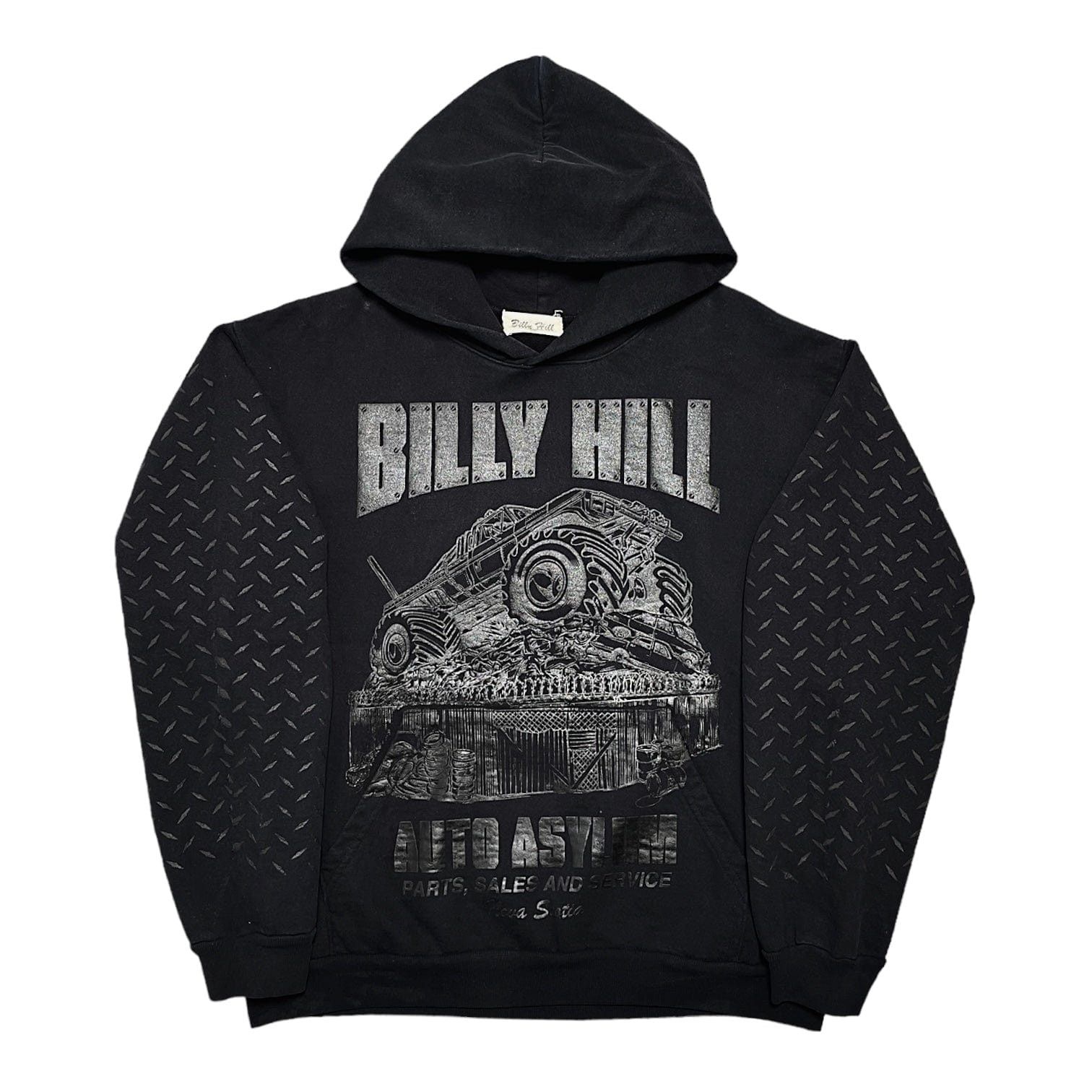 Billy Hill Auto Asylum Hooded Sweatshirt Black Size US XL / EU 56 / 4 - 1 Thumbnail
