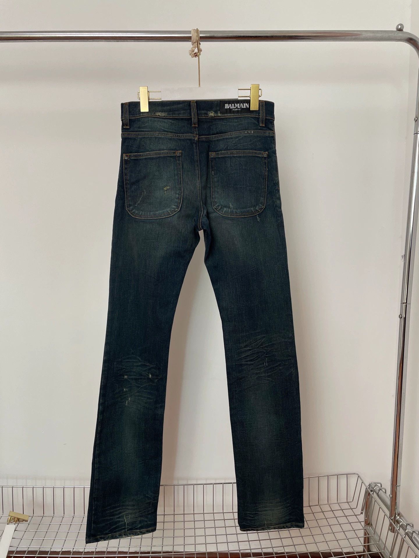 Balmain Balmain Straight Leg Jeans 30 New W/Tags Size US 30 / EU 46 - 2 Thumbnail
