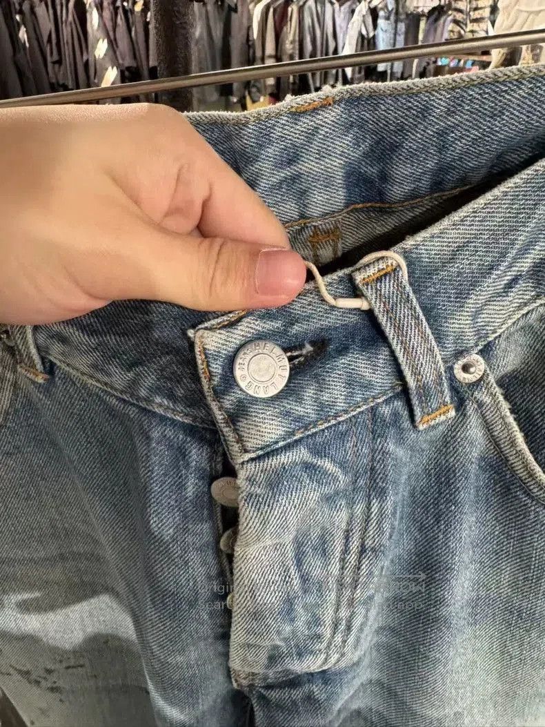Helmut Lang Helmut Lang Denim Jeans with Distressing. Size US 29 - 4 Thumbnail