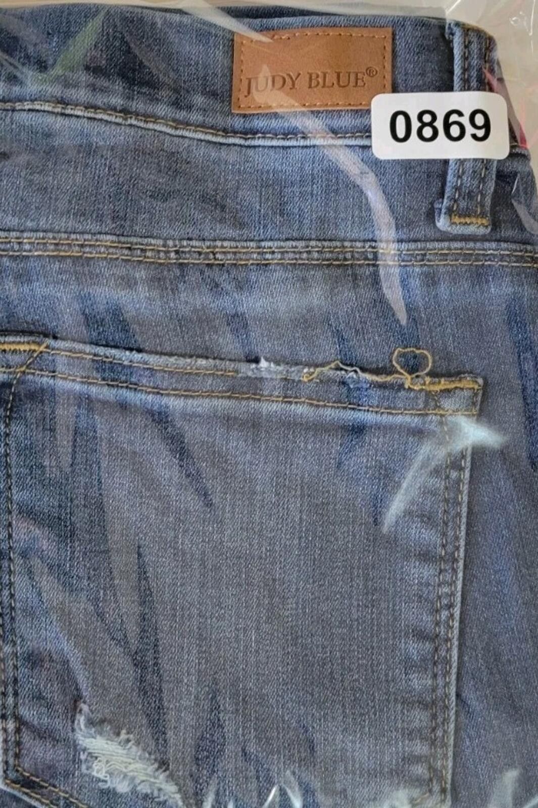 Other Judy Blue Jeans Women’s Size 5/27 Skinny Distressed Denim Size 27" / US 4 / IT 40 - 9 Thumbnail