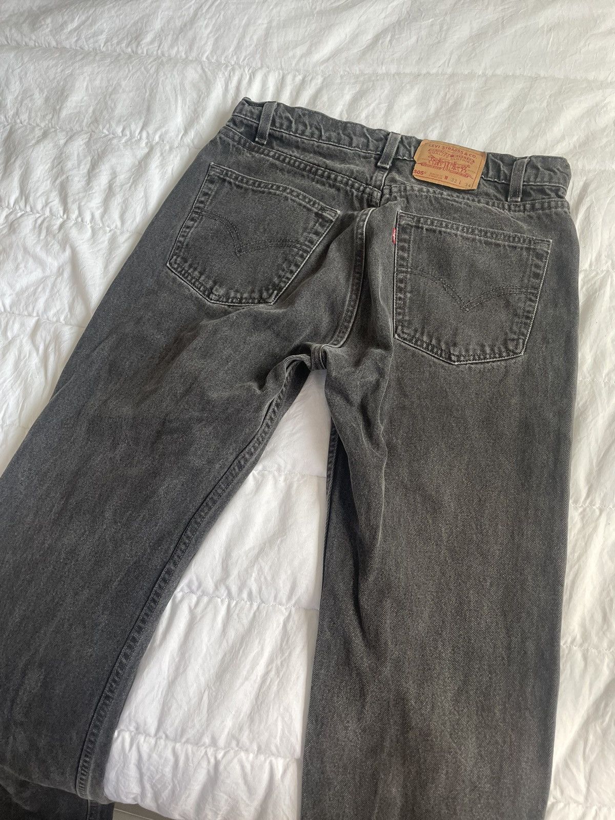 Levi's × Levi's Vintage Clothing × Vintage Vintage Levi’s 501 Black Jeans 90s - 32x30 Size US 32 / EU 48 - 5 Thumbnail