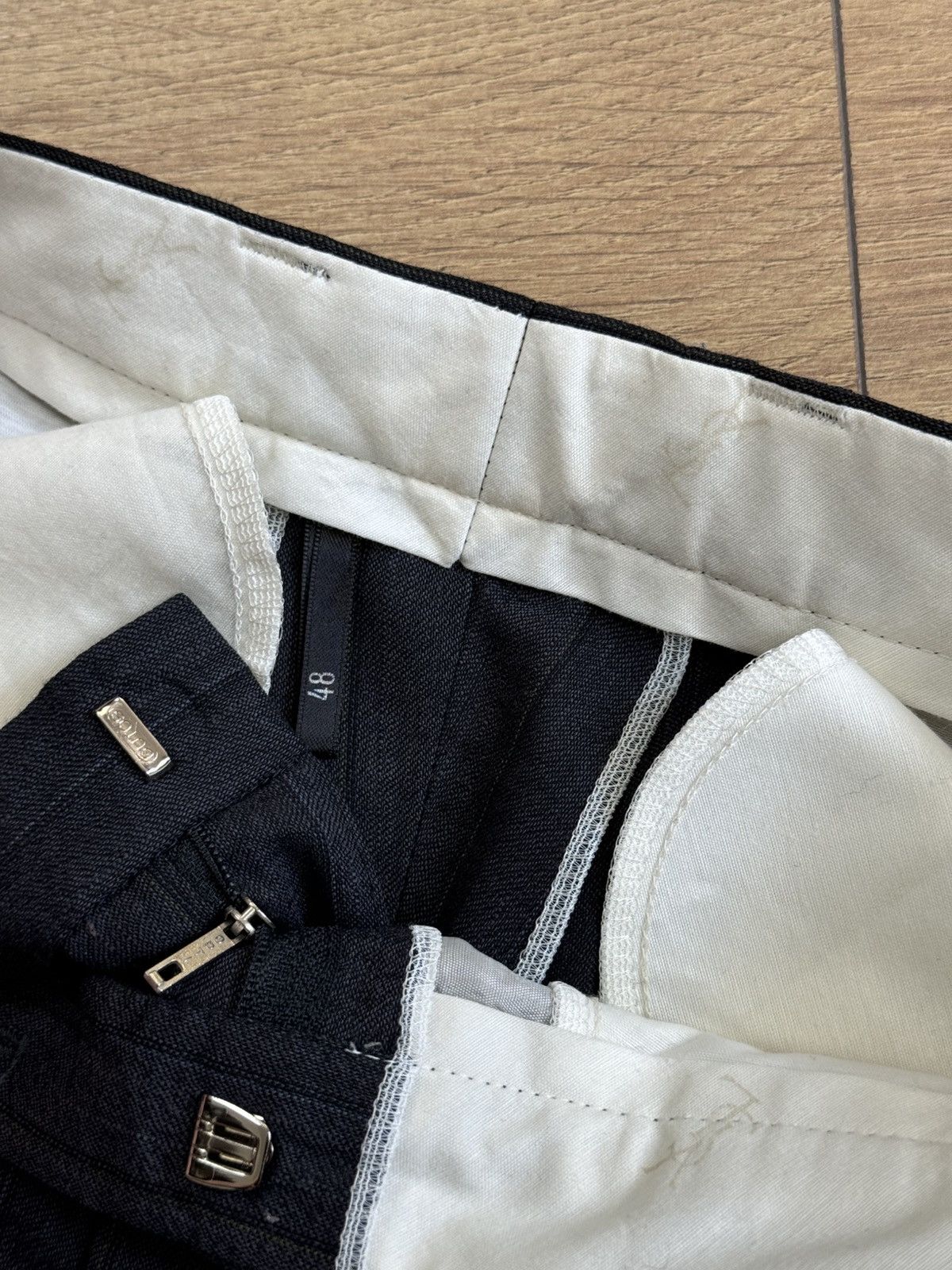 Yves Saint Laurent Vintage wool suit Yves Saint Laurent original luxury item Size 48L - 10 Thumbnail