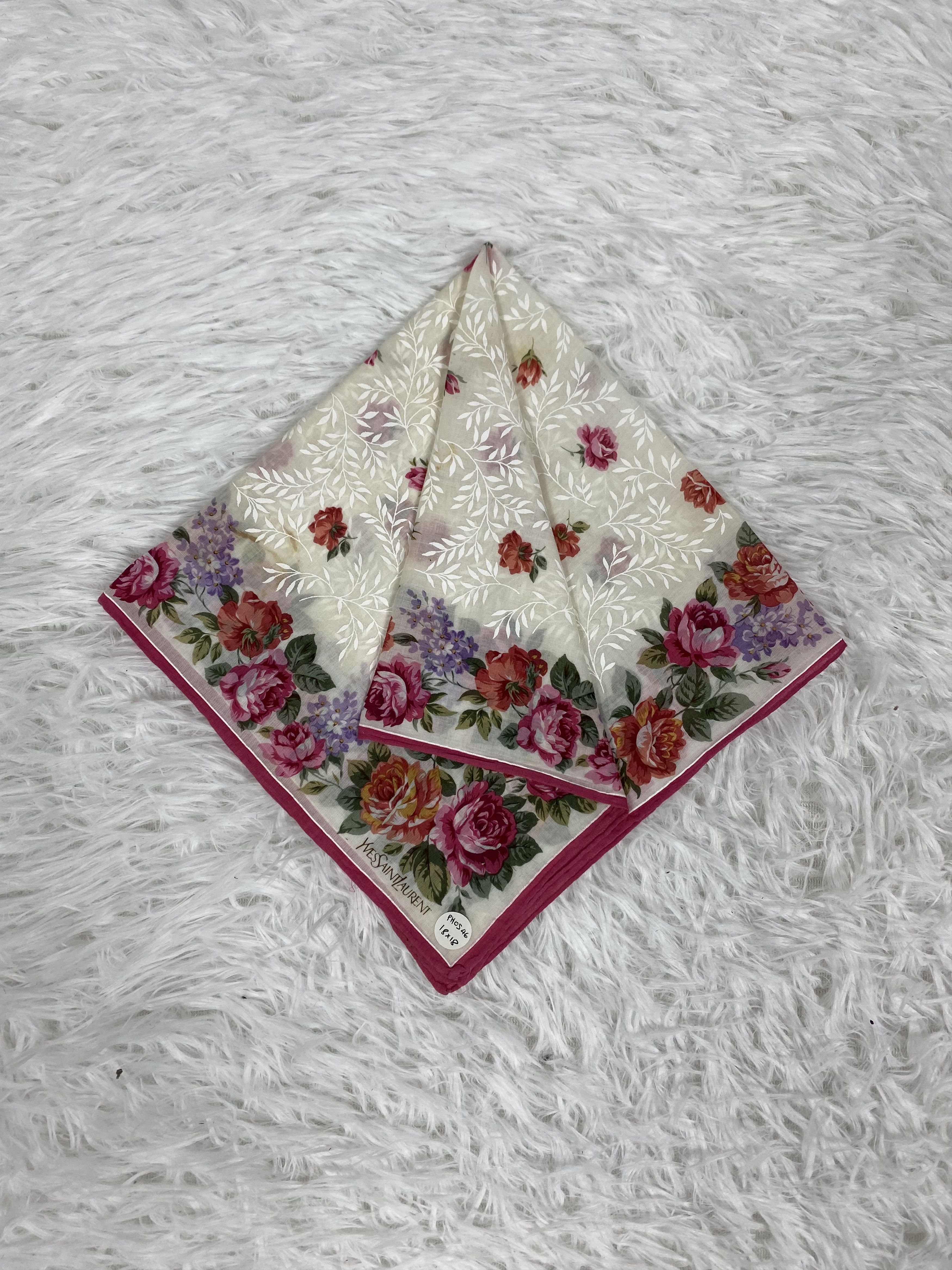 Yves Saint Laurent Vintage Yves Saint Laurent Handkerchief Neckerchief PH0546 Size ONE SIZE - 1 Thumbnail