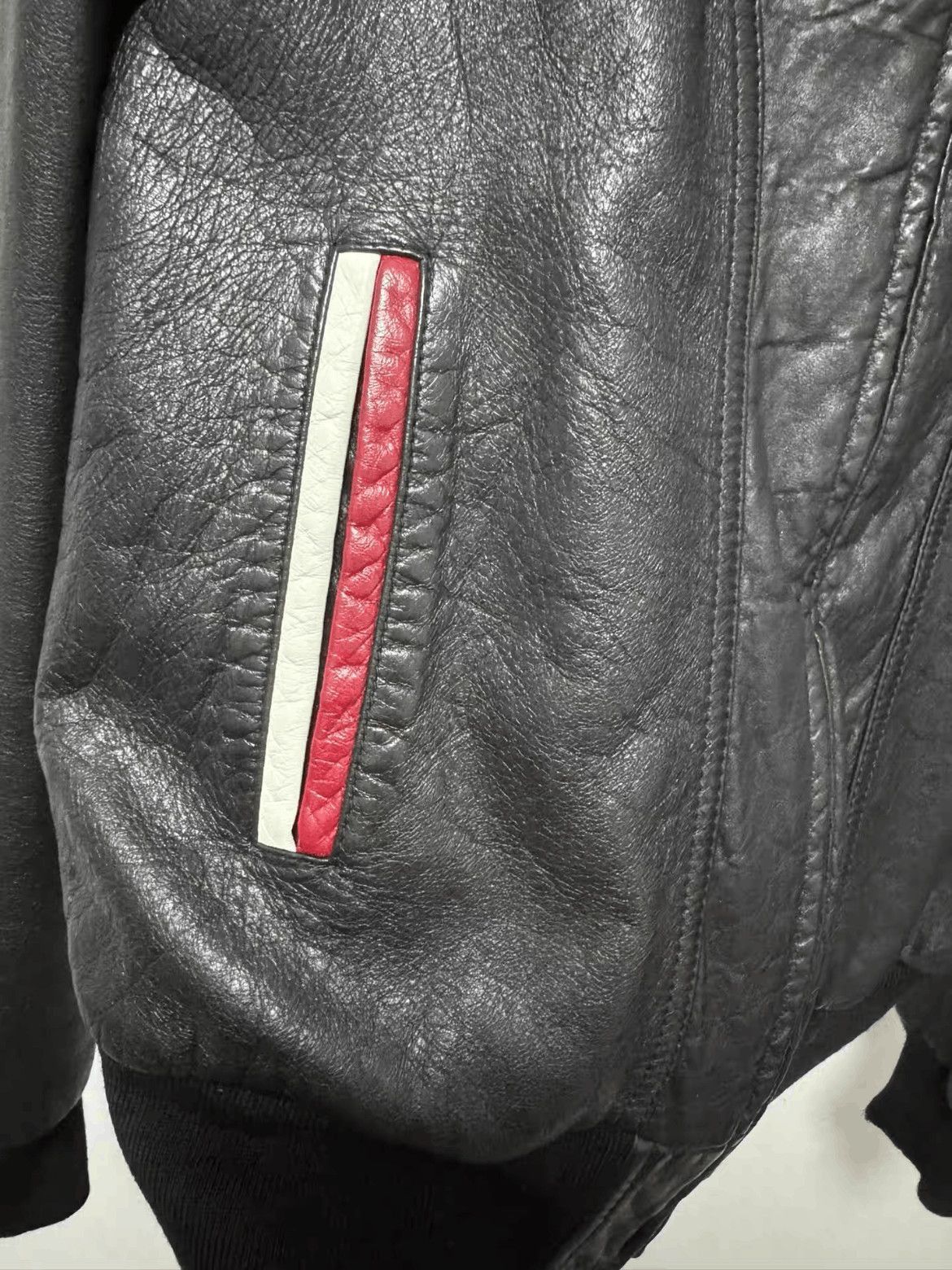 Saint Laurent Paris Sz 46 Saint Laurent Paris by Hedi 16AW Leather Racer Jacket Size US S / EU 44-46 / 1 - 3 Thumbnail