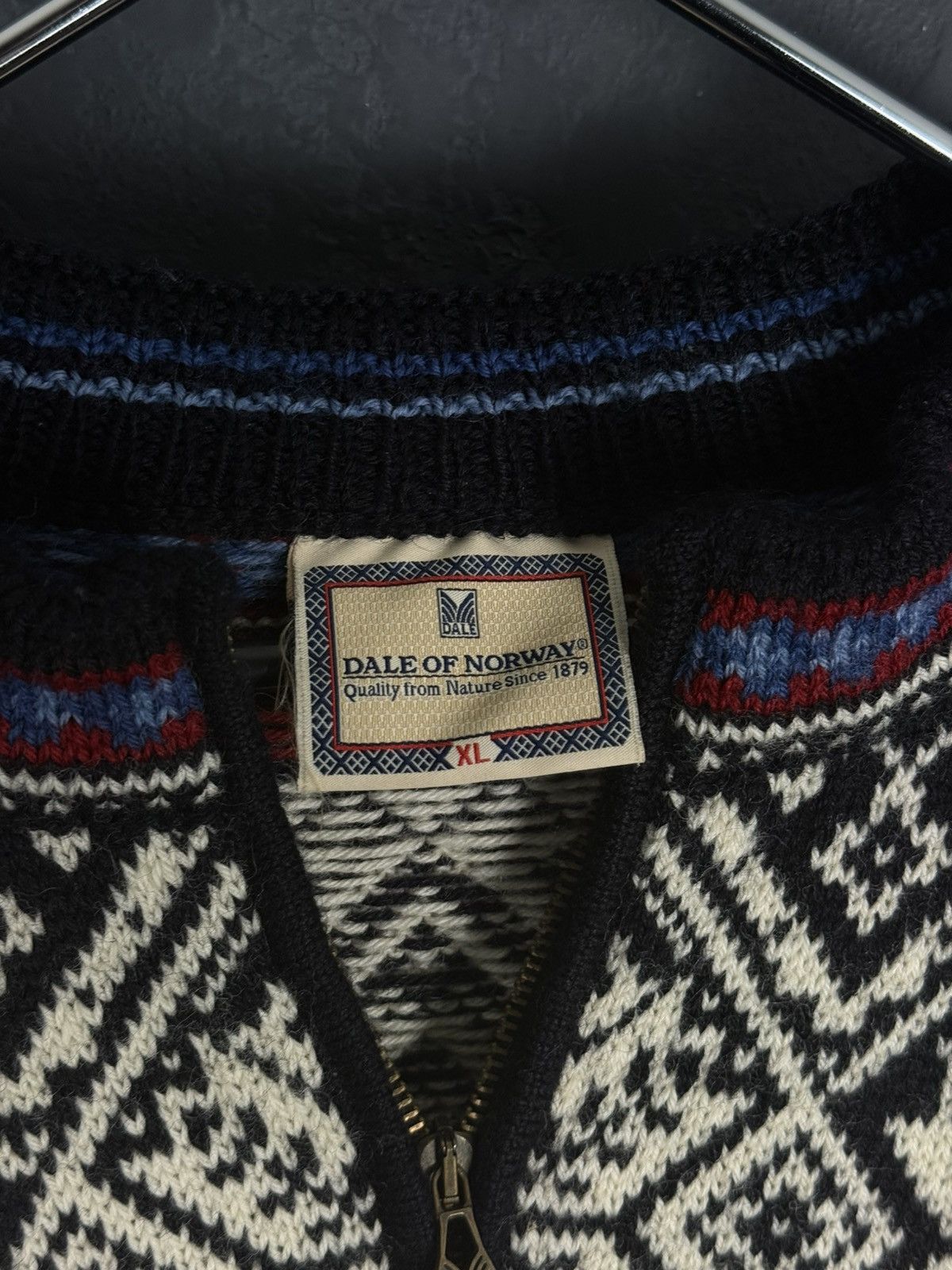 Dale Of Norway Dale Of Norway Men’s 1/4 Zip Wool Knitted Sweather Size XL Size US XL / EU 56 / 4 - 9 Thumbnail