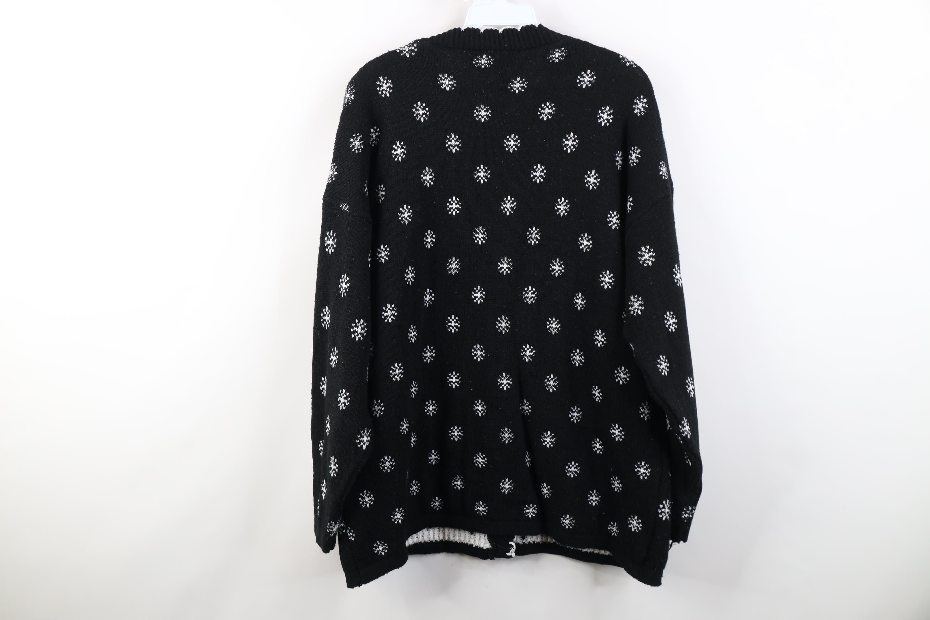 Vintage Vintage 90s Christmas Bear Present Knit Cardigan Sweater USA Size L / US 10 / IT 46 - 11 Thumbnail