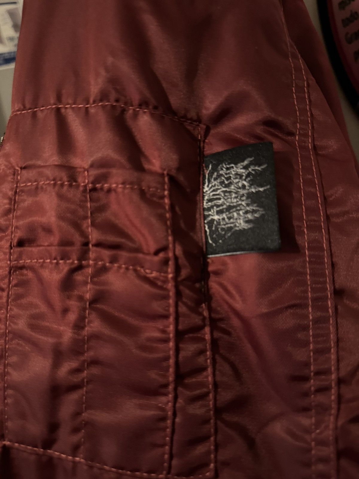 Kim Krueger Red bomber jacket kim kruger Size US M / EU 48-50 / 2 - 2 Thumbnail
