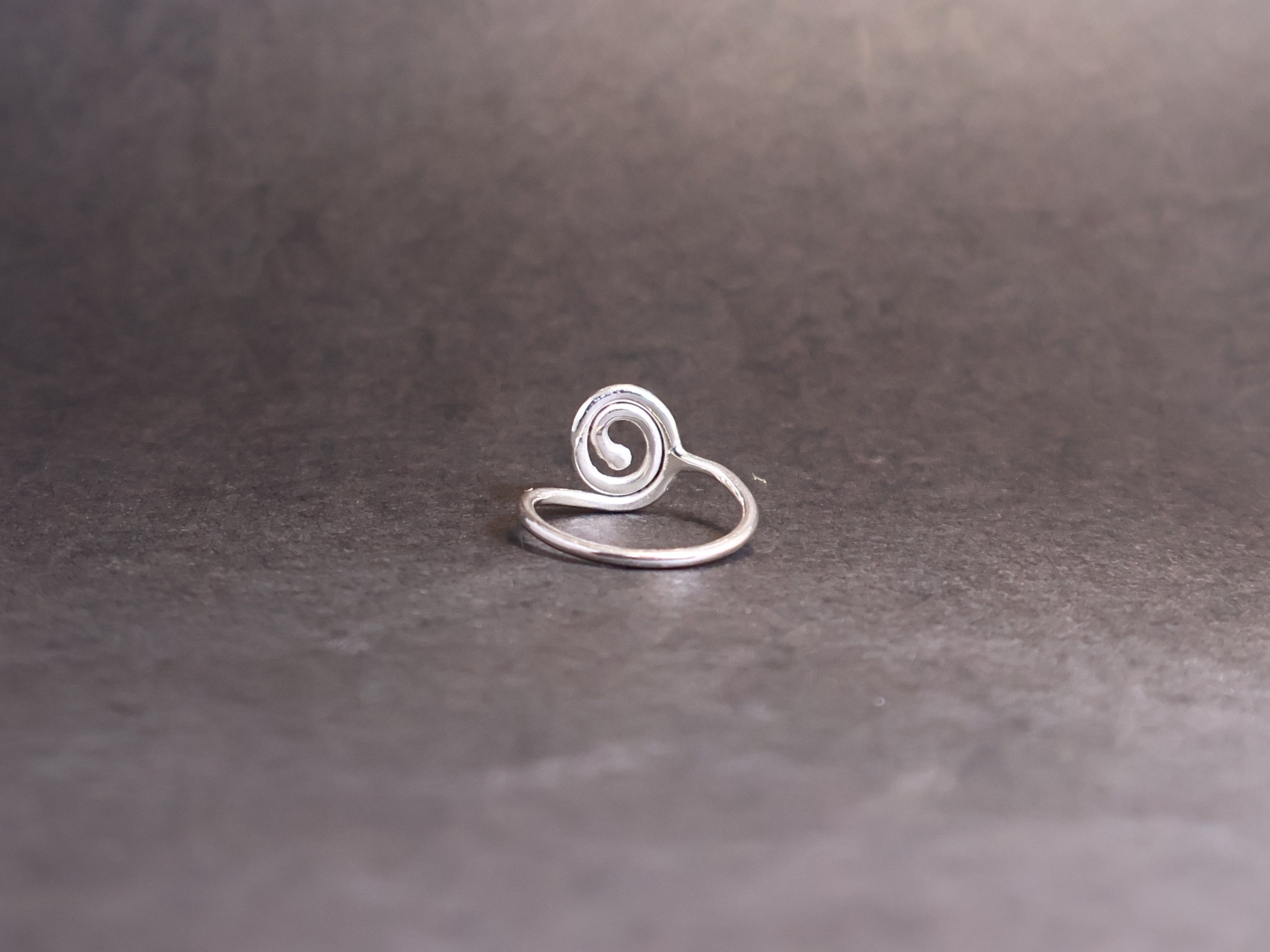 Handmade Spiral Ring, 925 Sterling Silver Ring, Handmade Swirl Ring, Size ONE SIZE - 5 Thumbnail