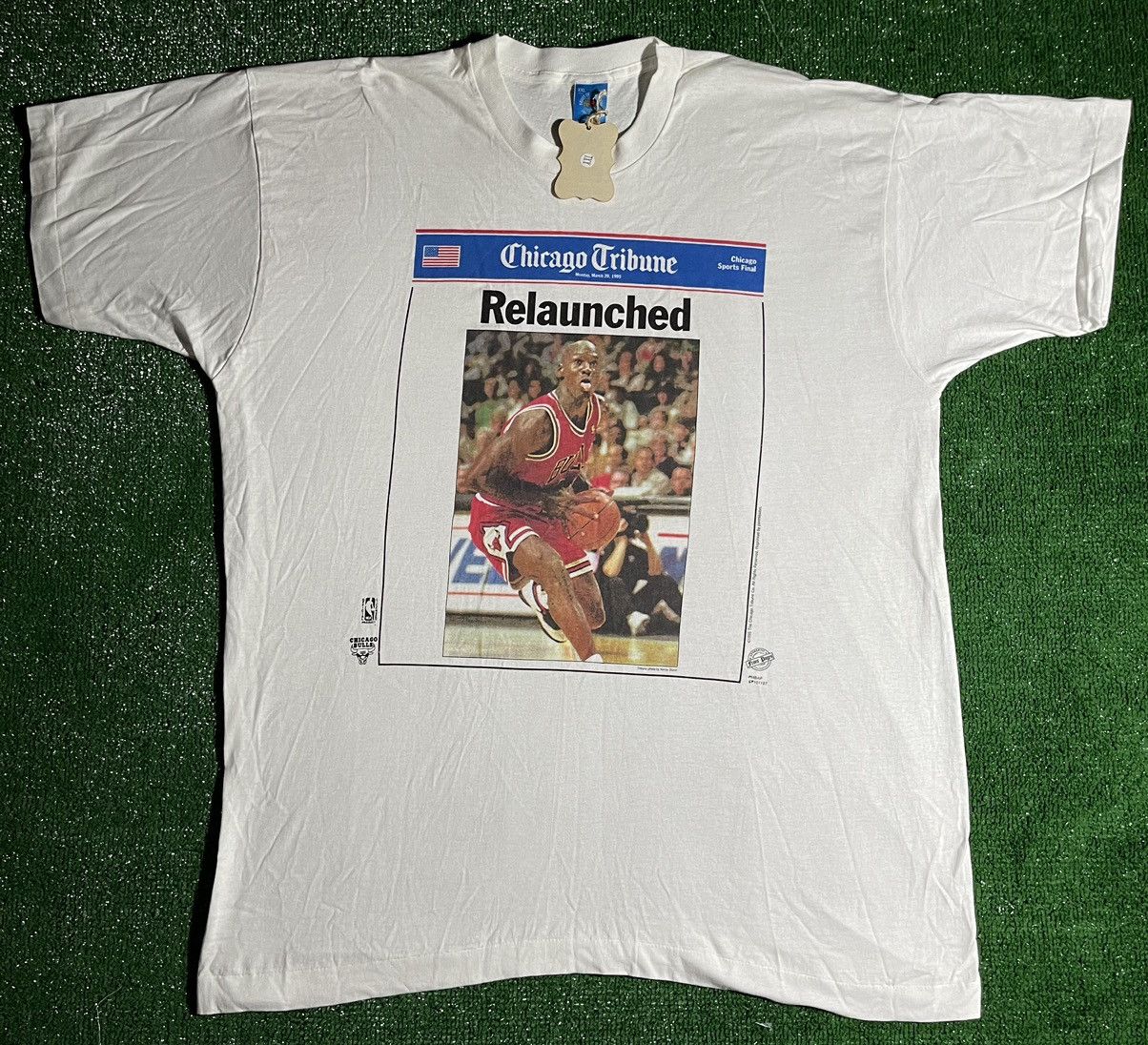 Chicago Bulls Michael Jordan Relaunched T Shirt Chicago Bulls New