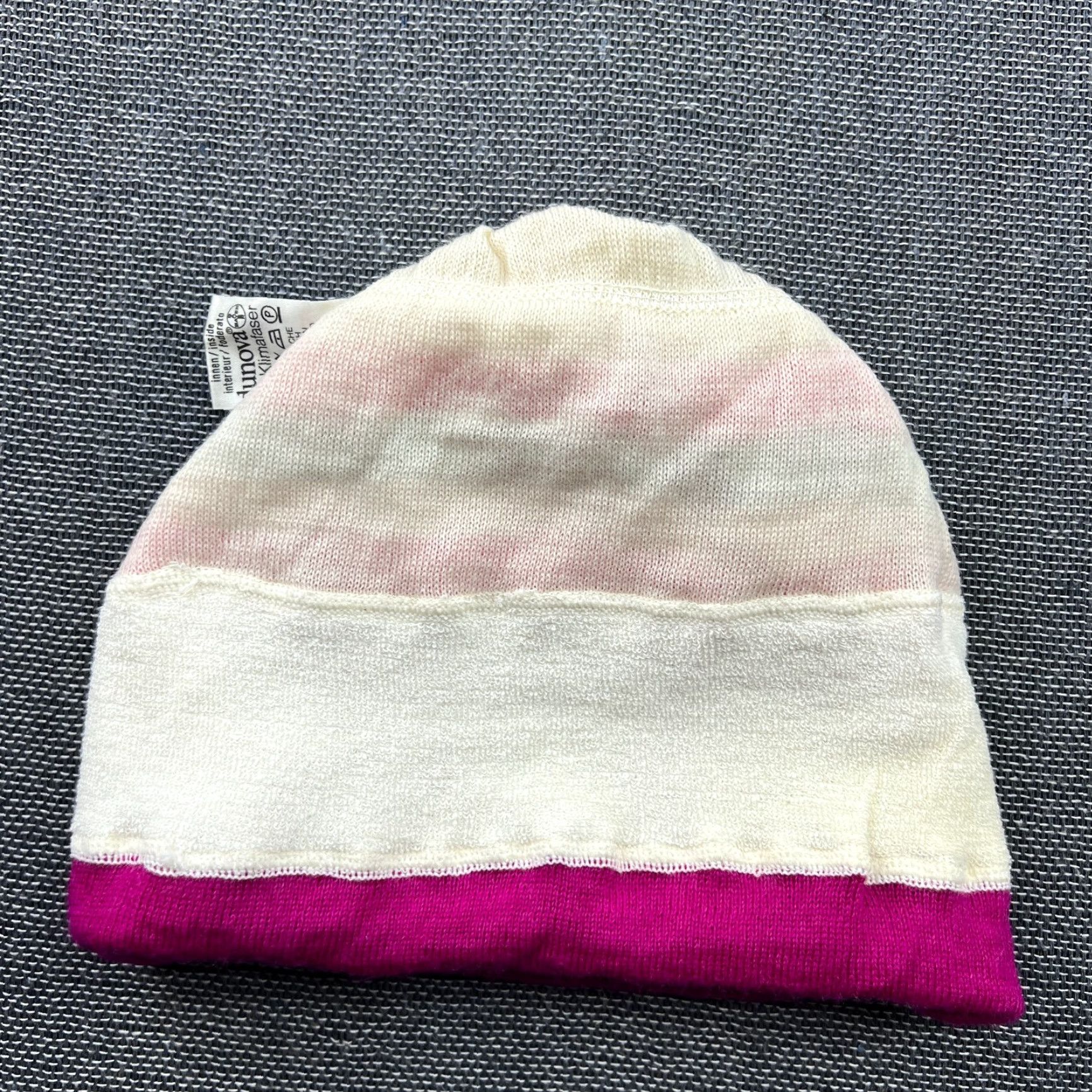 Salomon VINTAGE Salomon Beanie Hat One Size Wool Striped Lined Ski - 70s 80s Unsisex Adults Mens Womens Size ONE SIZE - 3 Thumbnail
