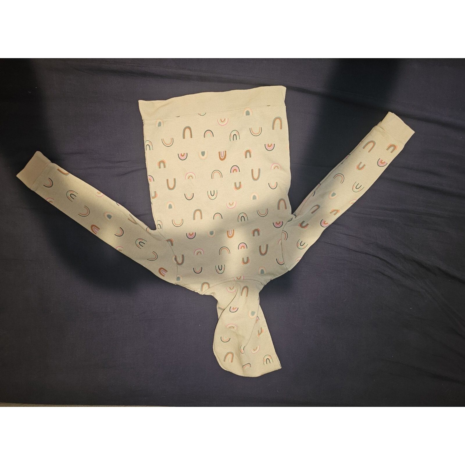 Other Cat & Jack Gray Comfort Rainbow Print (7/8) Play Jacket Size ONE SIZE - 3 Thumbnail