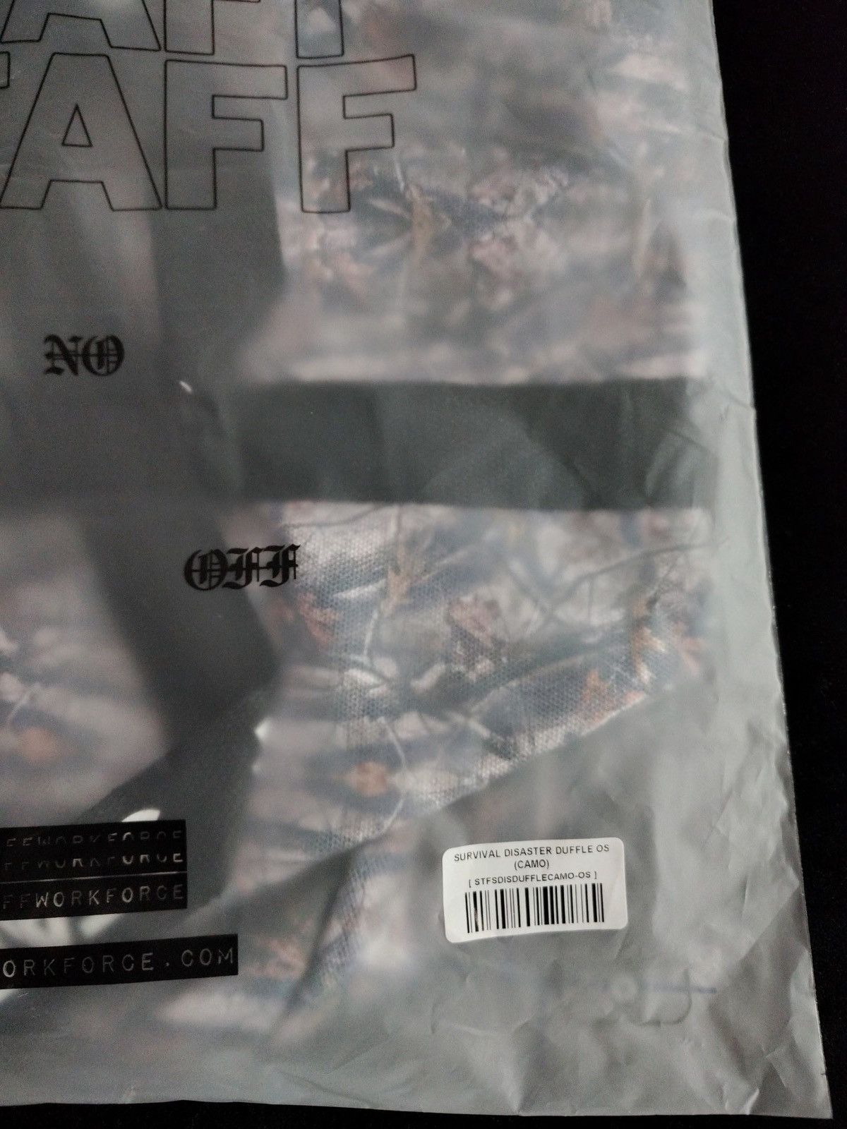 STAFF WORKFORCE Survival disaster duffle (camo) Size ONE SIZE - 3 Thumbnail