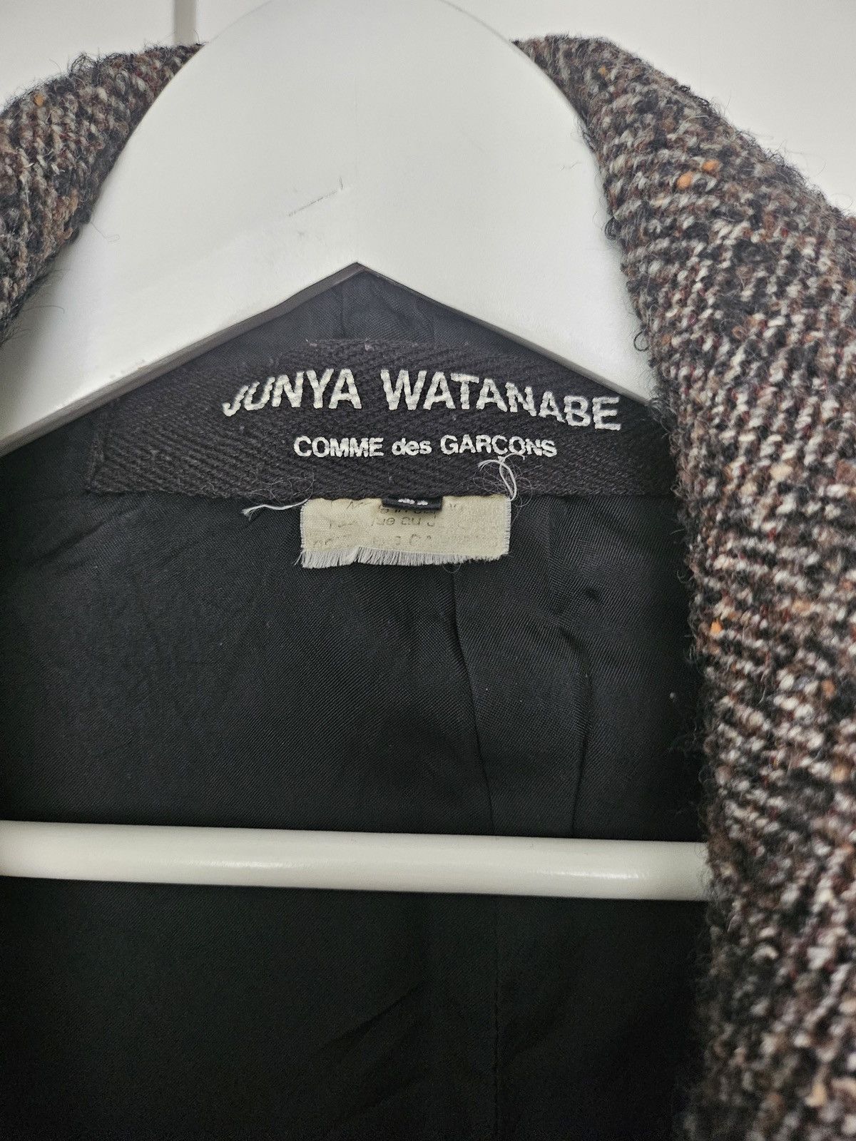 Comme des Garcons × Junya Watanabe Junya Watanabe cropped distressed tweed perfecto AD2011 Size L / US 10 / IT 46 - 2 Thumbnail