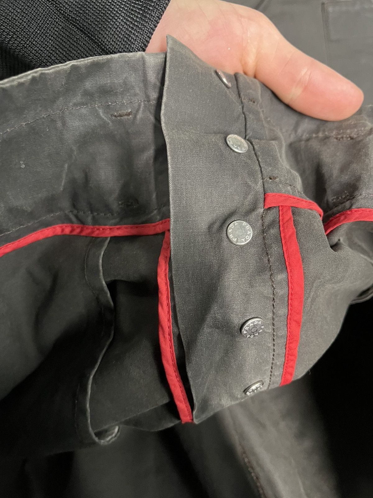 Prada Archive rare waxed vintage 90s cargo pocket pants Size US 32 / EU 48 - 4 Thumbnail