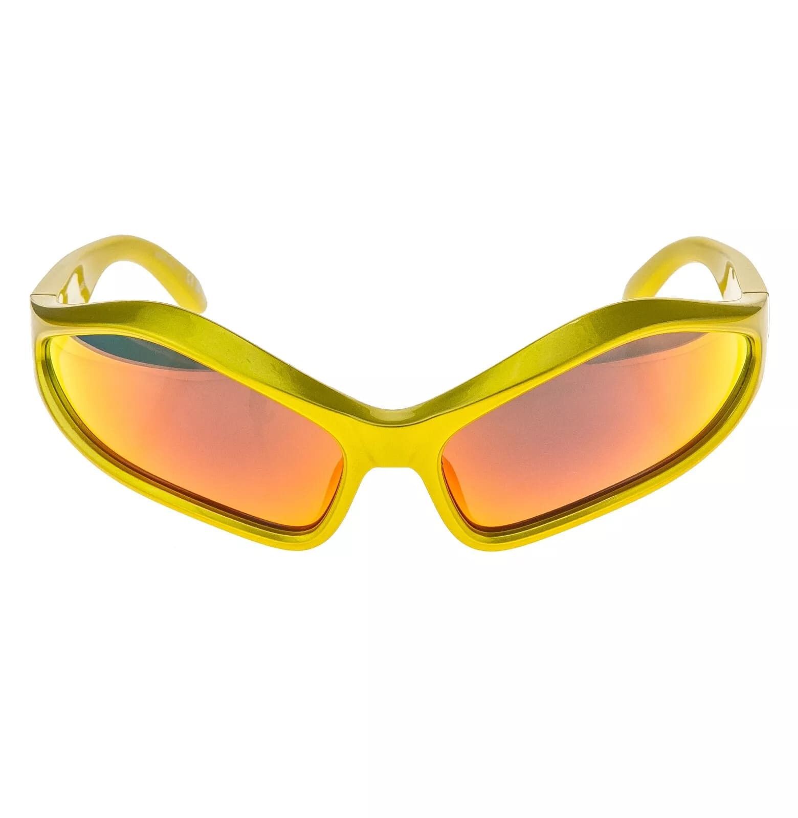 Balenciaga BALENCIAGA FENNEC 0314 Yellow Red Mirror 004 Fashion BB0314 Size ONE SIZE - 9 Thumbnail