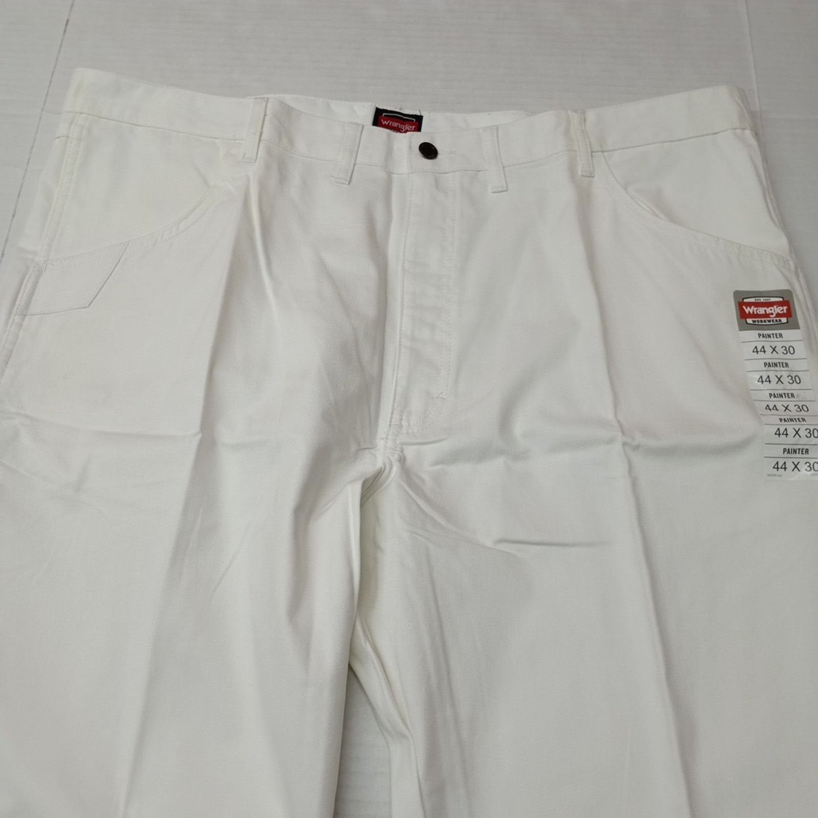 Wrangler Wrangler Painters Pants Men's Size 44x30 White Tool Pockets Size US 44 / EU 60 - 4 Thumbnail