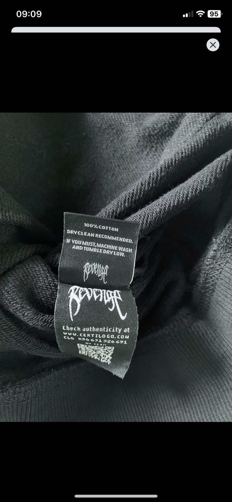 Revenge Revenge XXXTentacion Blue Lighting Hoodie Size US L / EU 52-54 / 3 - 4 Thumbnail