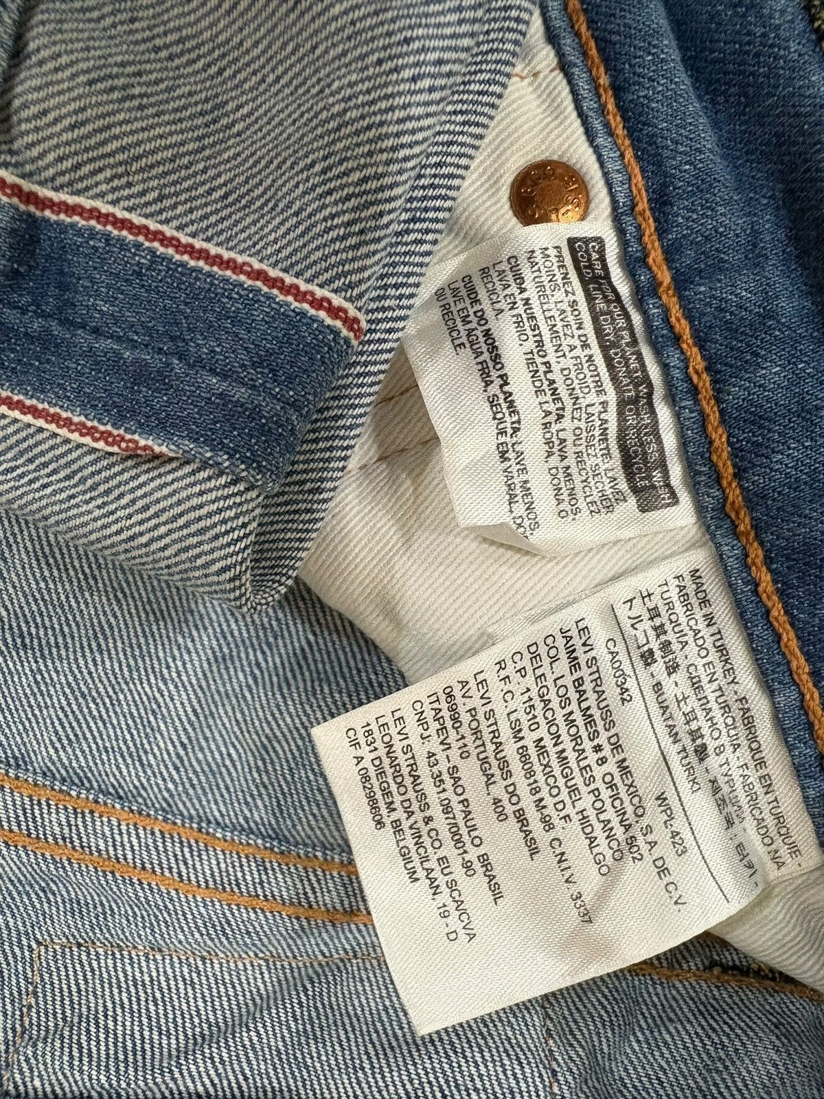 Levi's Vintage Y2K Levis 511 Selvedge Distress Jeans Size US 33 - 5 Thumbnail