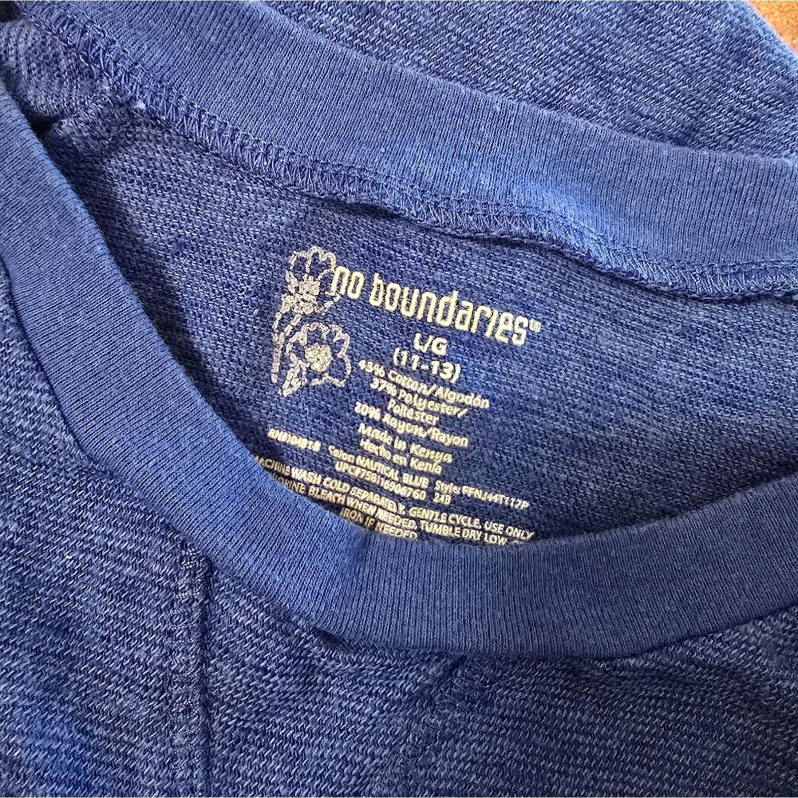 Other Nautical Blue | NO BOUNDARIES | Long Sleeve Size L / US 10 / IT 46 - 3 Thumbnail