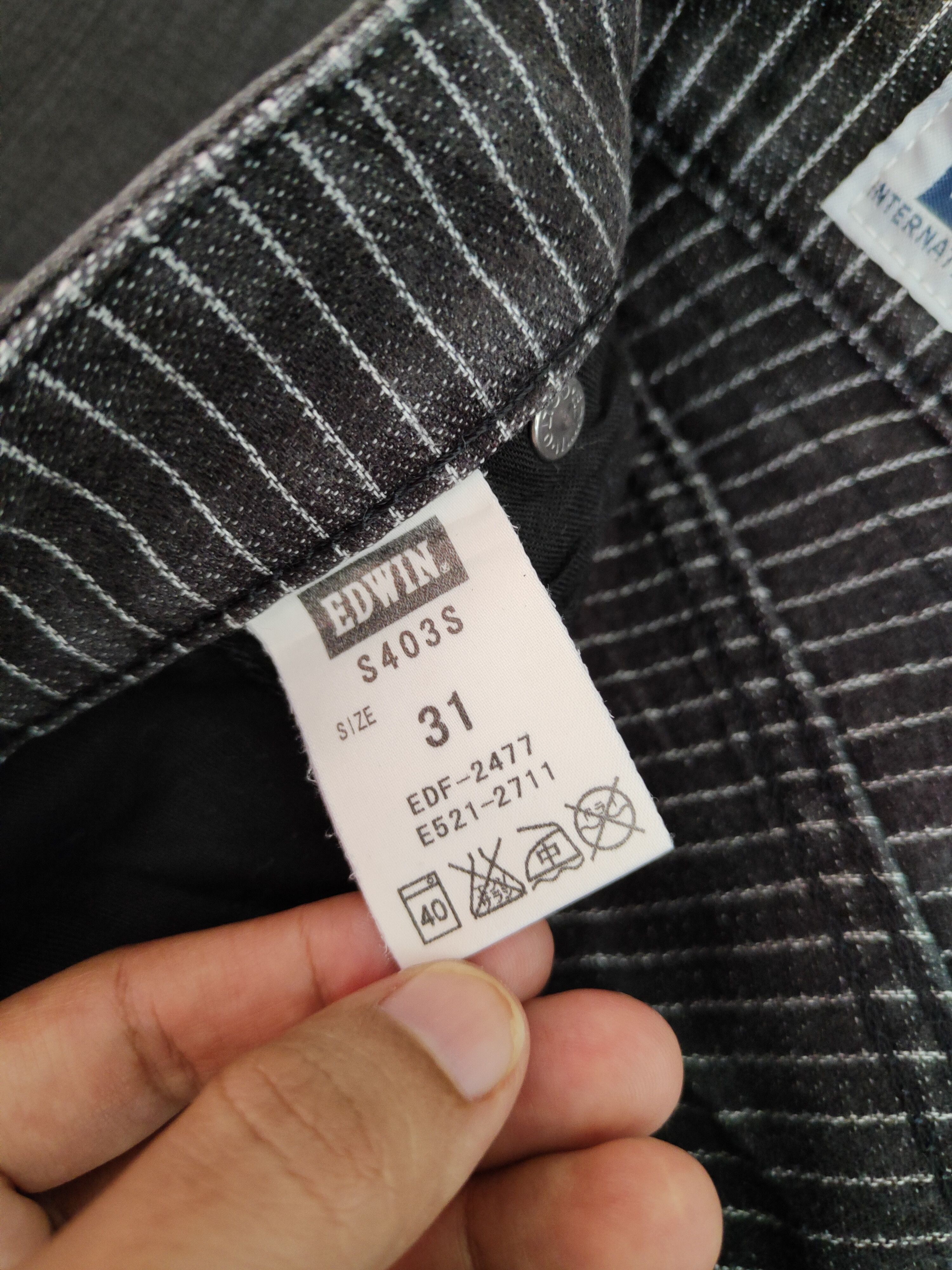 Edwin Edwin Black Multipocket Casual Pants #S1287 Size US 31 - 8 Thumbnail