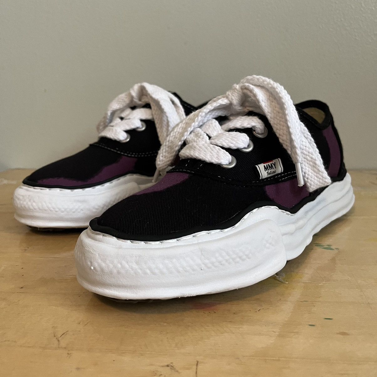 Maison MIHARA YASUHIRO Cow Print Baker Low Shoe Size US 8 / EU 41 - 2 Thumbnail