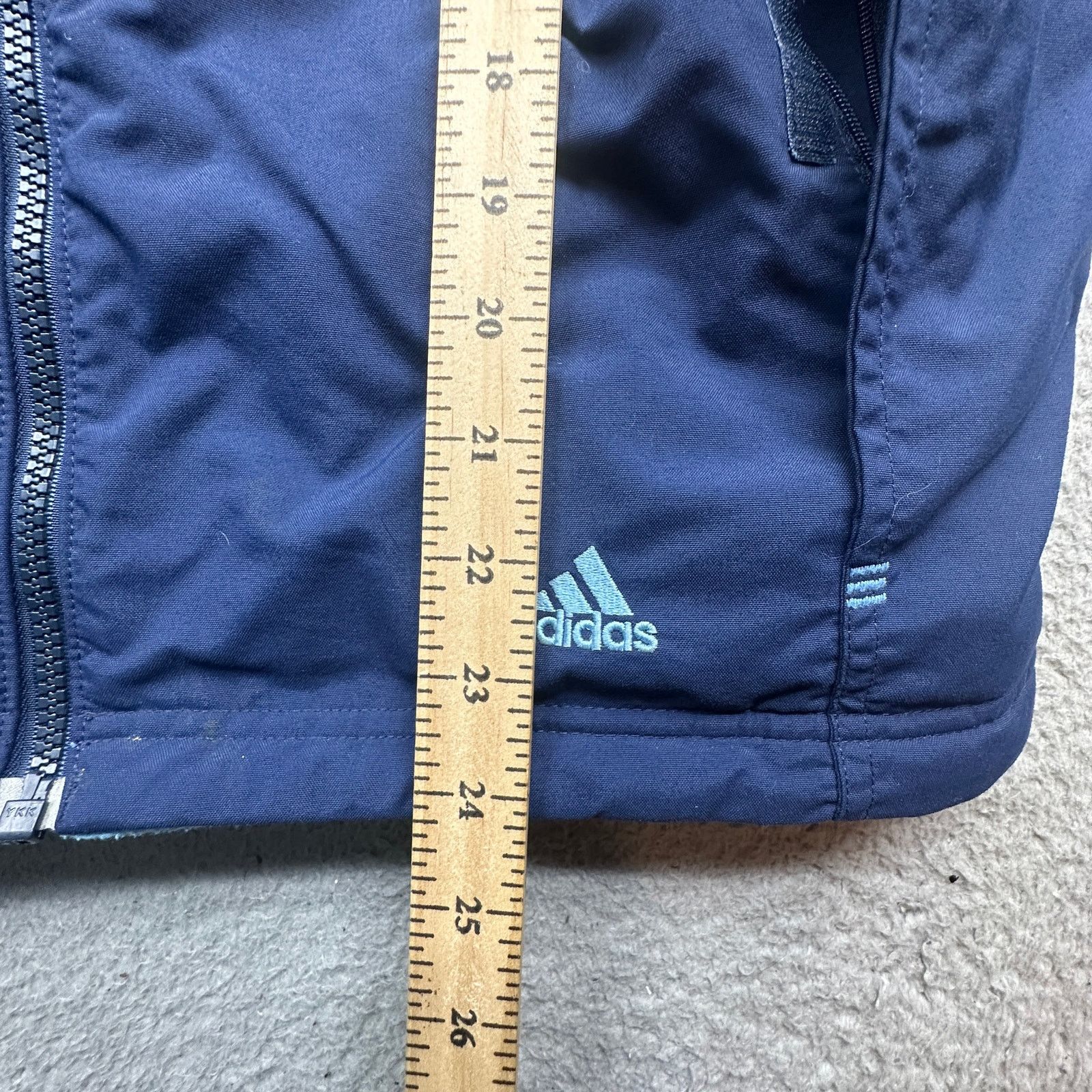 Adidas Vintage Adidas Fleece Reversible Hooded Jacket Womens Medium Size M / US 6-8 / IT 42-44 - 6 Thumbnail