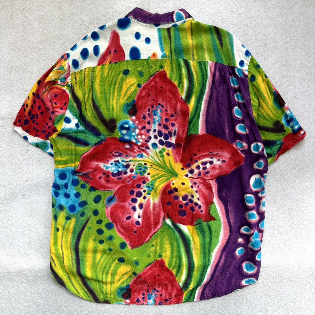 Jams World 1990s Jams World Gloriosa Printed Aloha Shirt Size US L / EU 52-54 / 3 - 2 Thumbnail