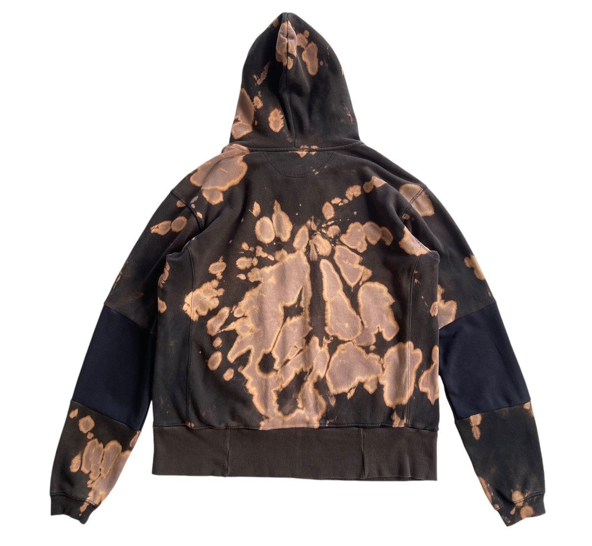 Vintage Vintage Acid Wash Hybrid Hooded Sweater Size US XL / EU 56 / 4 - 7 Thumbnail