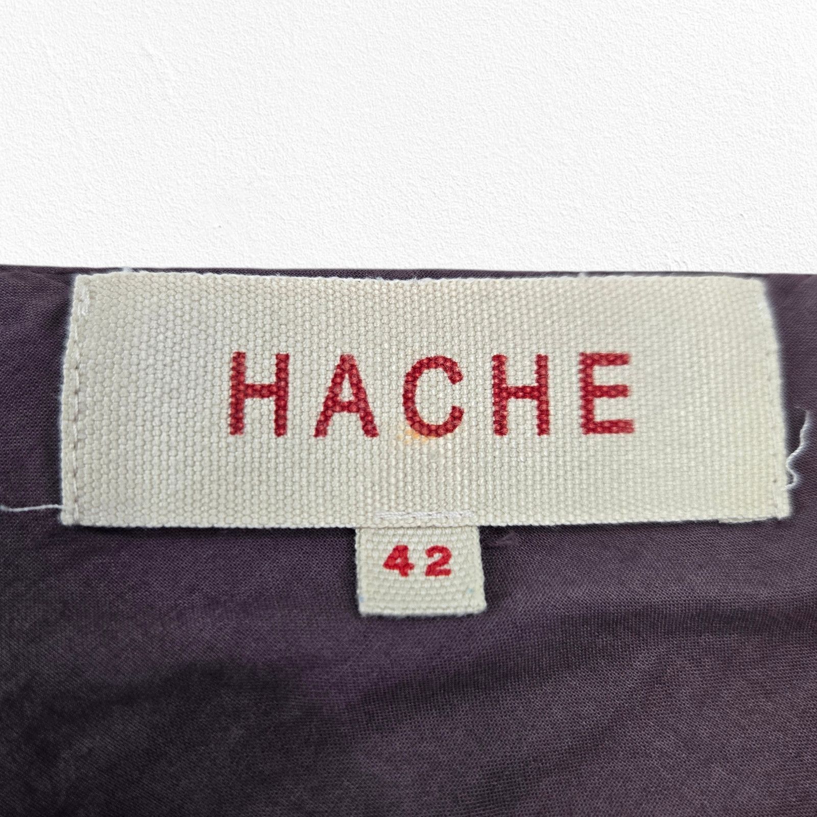 Hache Y2K Hache Purple High Waisted Skirt Size 6 Size 28" / US 6 / IT 42 - 12 Thumbnail