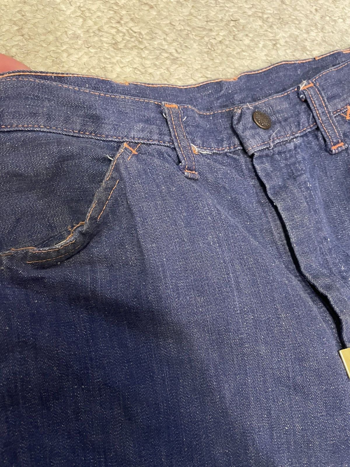 Other Vintage jeans with orange stitching Size US 30 / EU 46 - 8 Thumbnail