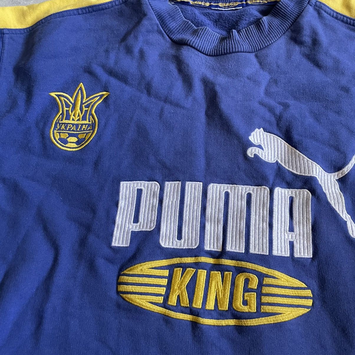 Puma Vintage Puma King Ukraine Soccer Sweatshirt Football jersey Size US M / EU 48-50 / 2 - 2 Thumbnail