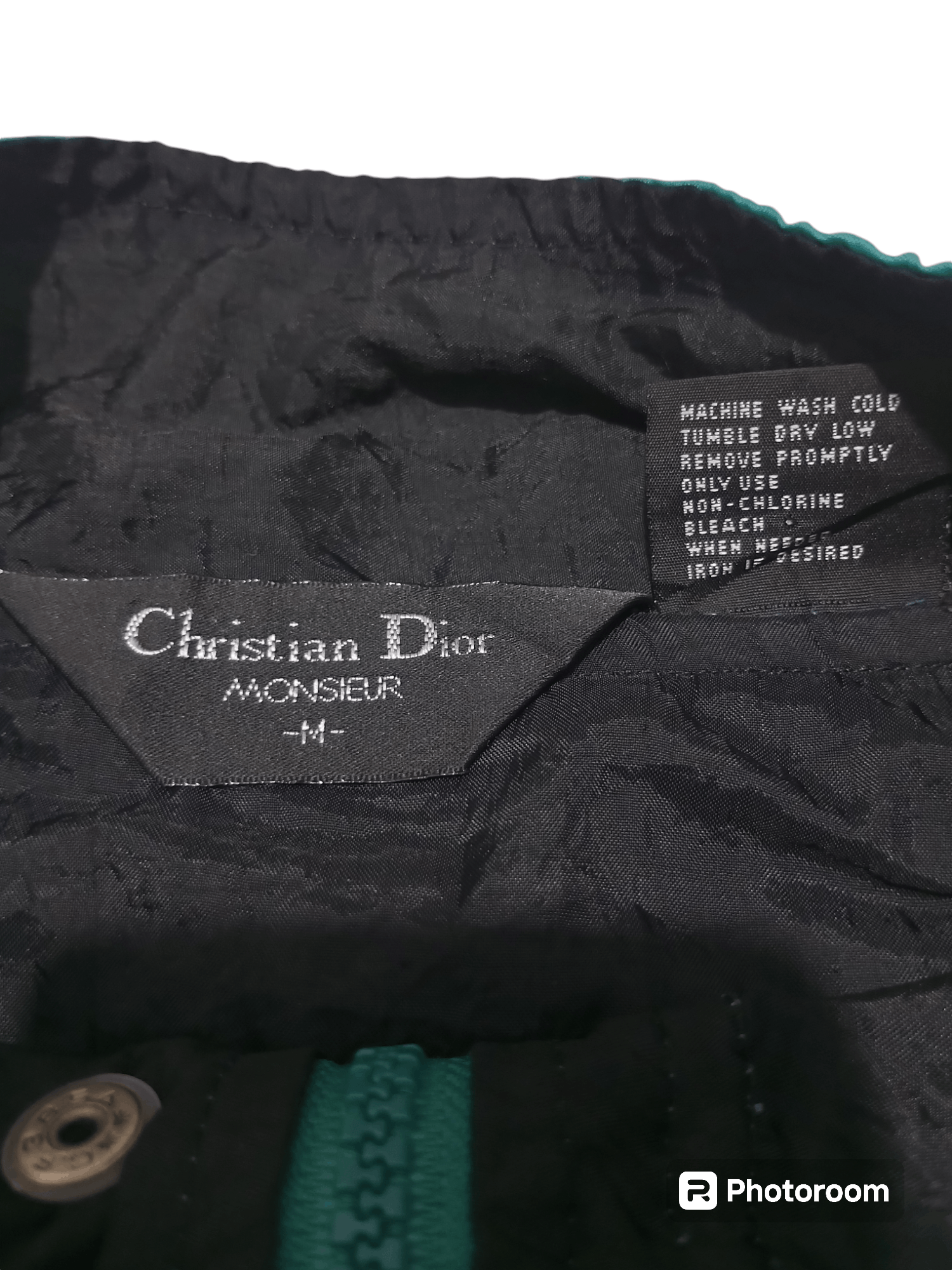 Vintage Christian dior color block windbreaker