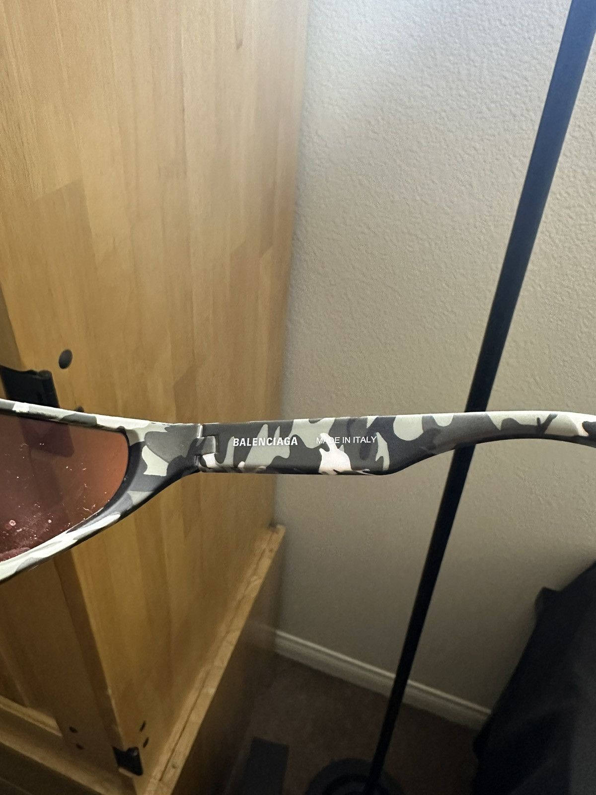Balenciaga Balenciaga white camo glasses Size ONE SIZE - 4 Thumbnail