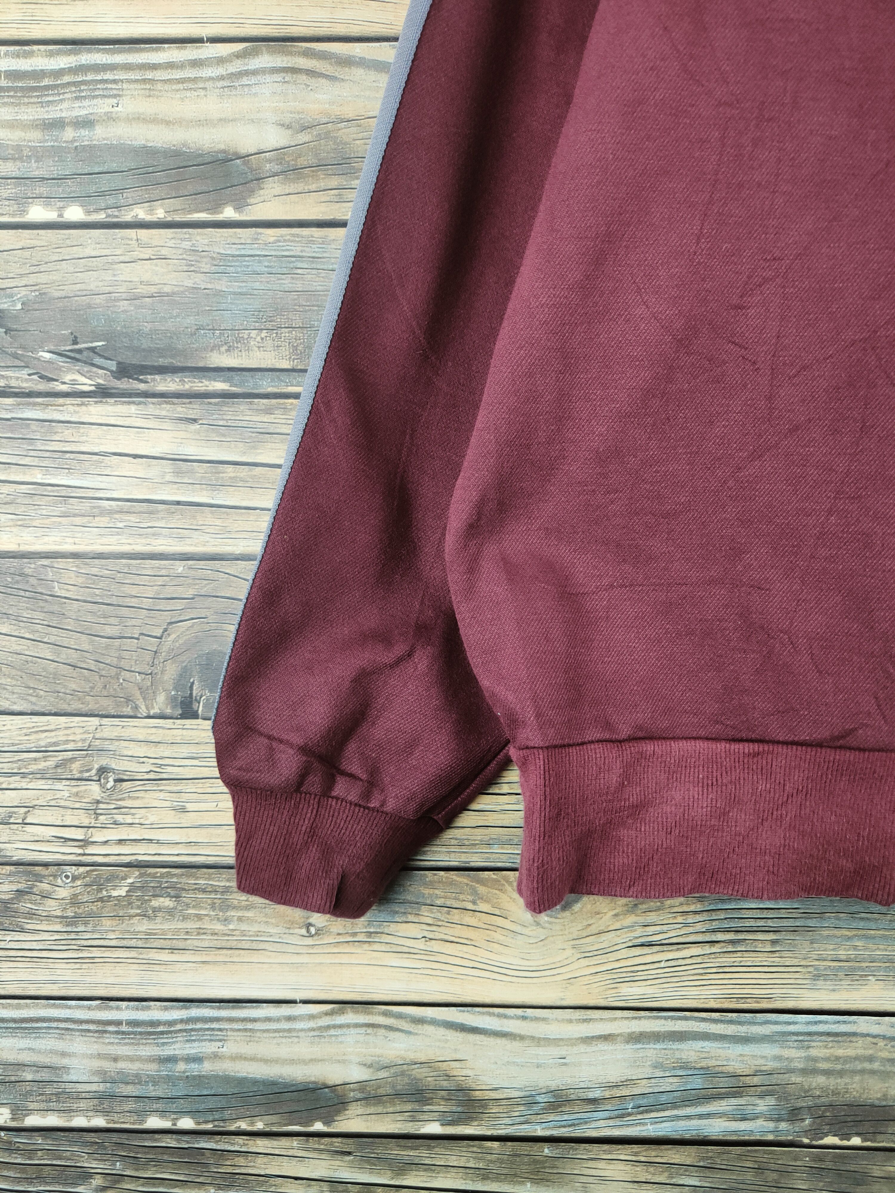 Japanese Brand Vintage & Retro Beams Maroon Sweatshirts Size US L / EU 52-54 / 3 - 4 Thumbnail