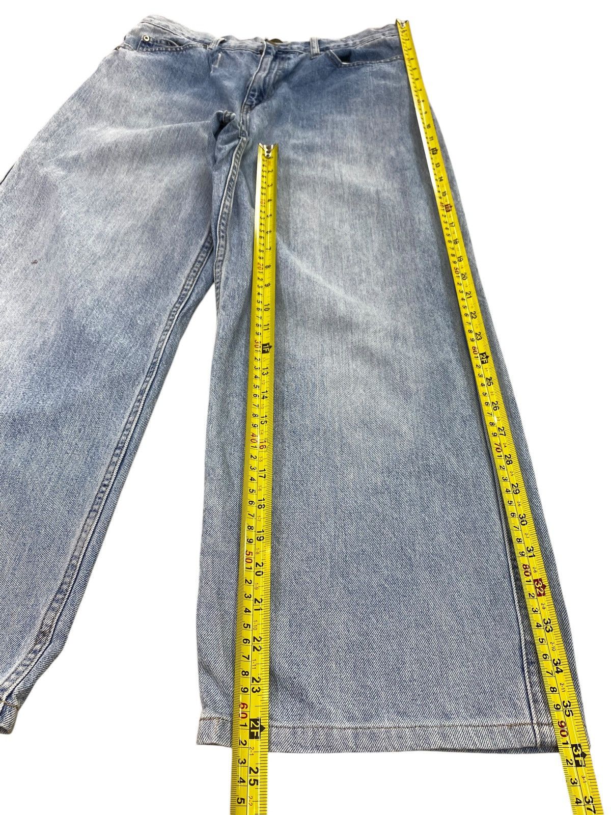 Uniqlo Uniqlo Brand Acid Blue Wash Style Baggy Jeans Size US 30 / EU 46 - 11 Thumbnail