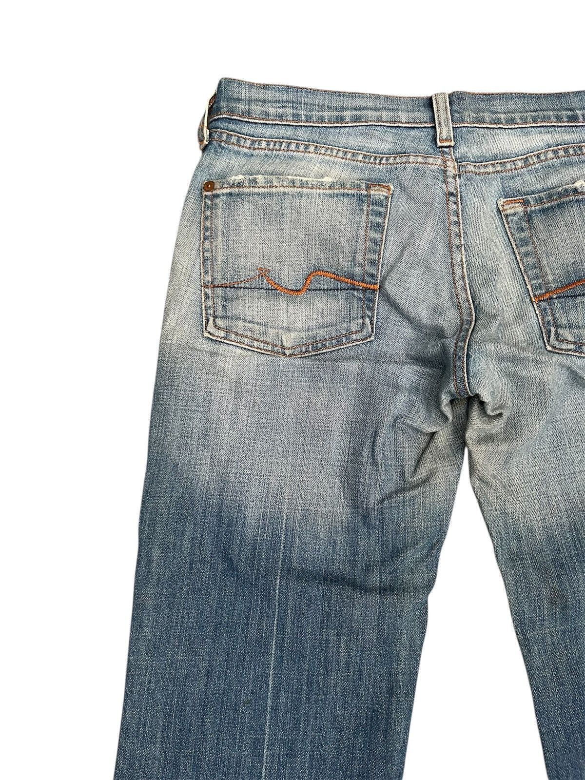 7 For All Mankind 7 For All Minkind Faded Washed Flare Jeans Size US 27 - 12 Thumbnail