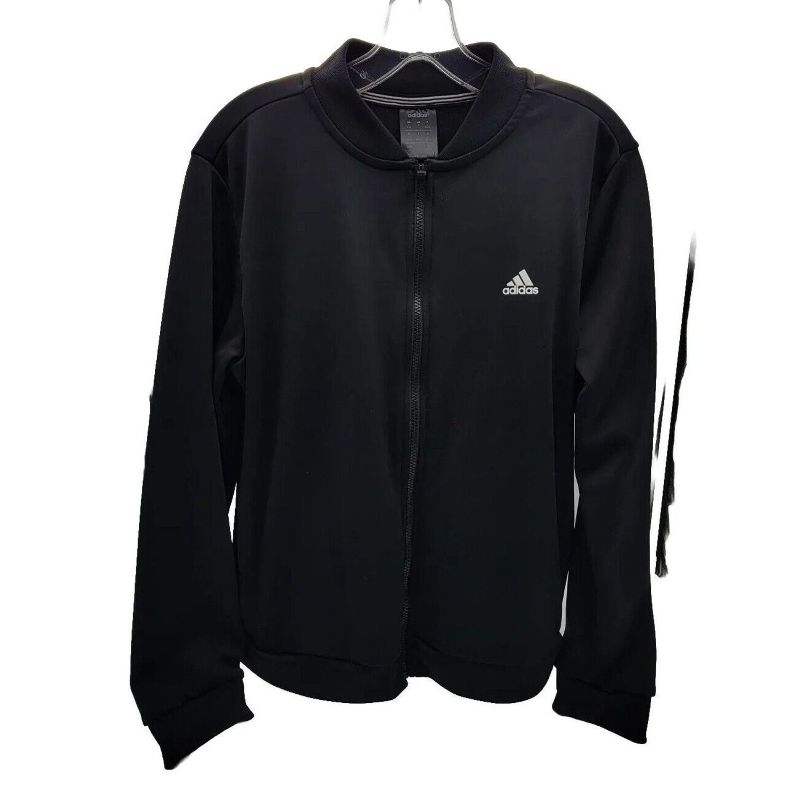 Adidas Adidas Black Zip Up Sweater Jacket Women’s Climawarm Sz L Size L / US 10 / IT 46 - 4 Thumbnail