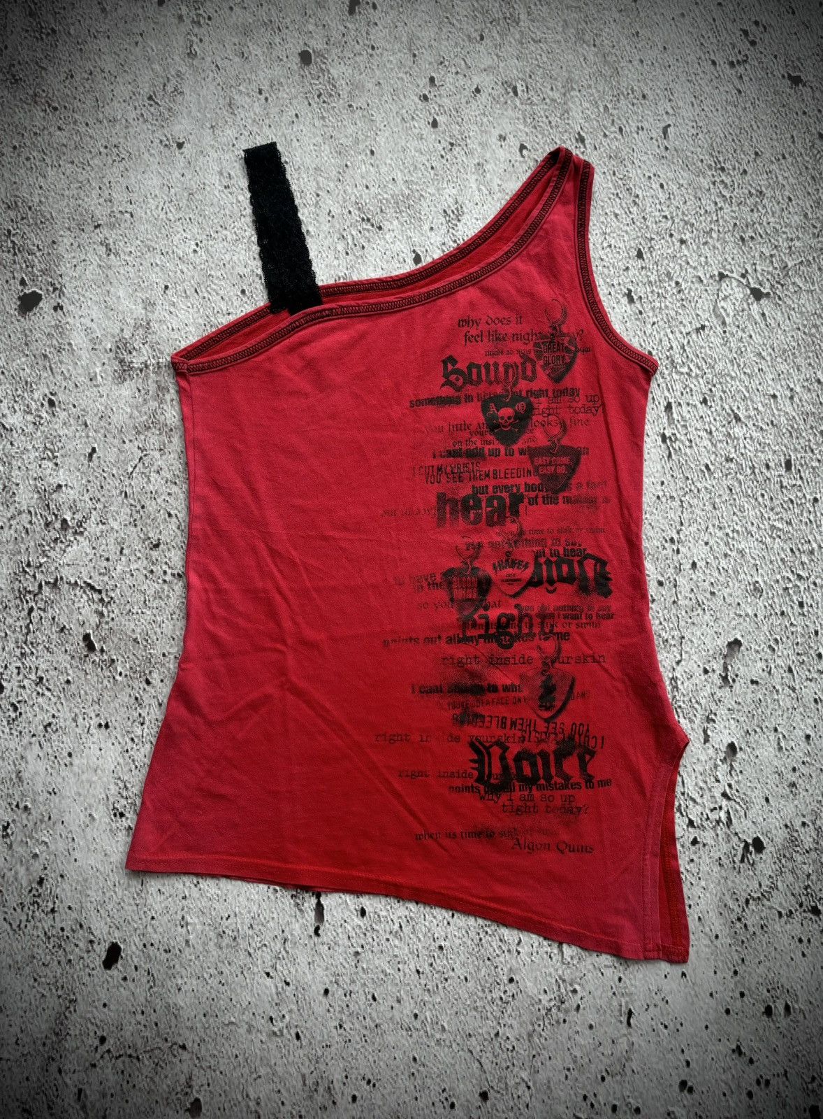 Hysteric Glamour Y2k Cornflake Ifsixwasnine Punk Style Tank Tops