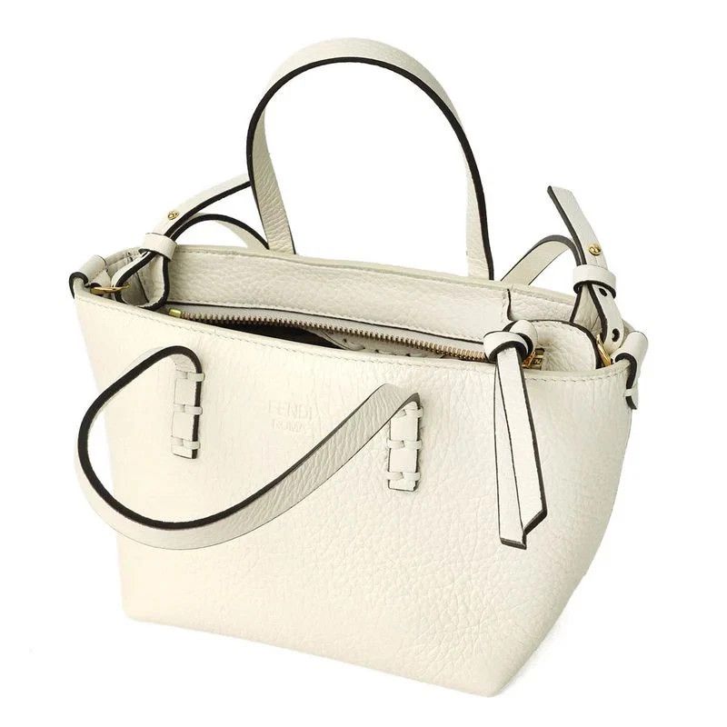 Fendi o1s1wg110426 Size:OS/Mini Roll in White Size ONE SIZE - 4 Thumbnail