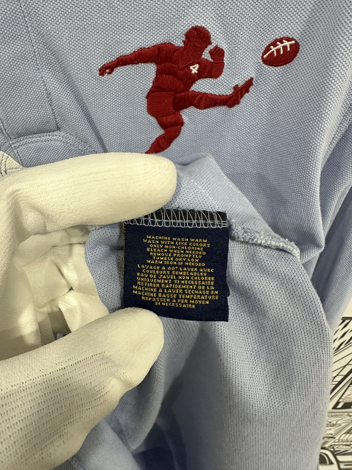 Polo Ralph Lauren Rugby Ralph Lauren Big Kicker R.L.R.C Rugby Baby Blue L Size US L / EU 52-54 / 3 - 6 Thumbnail